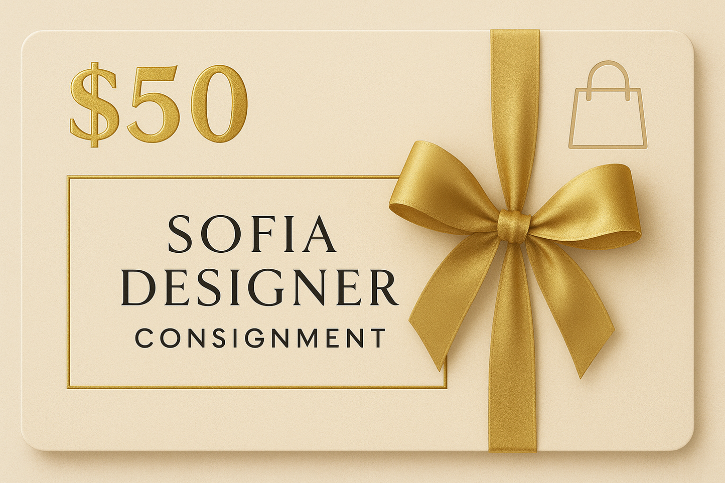 Sofia Designer Consignment Gift Card