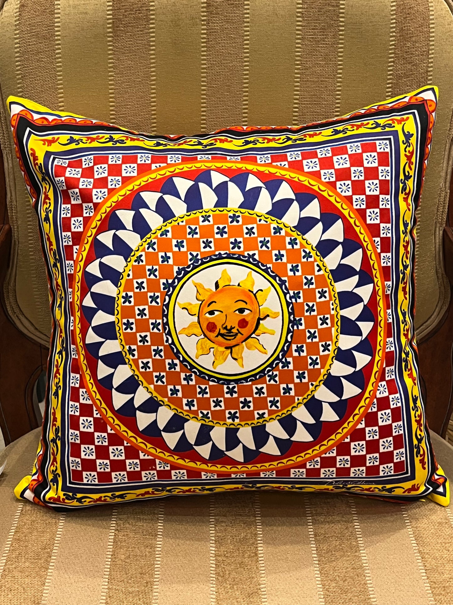Versace Sun Pillow
