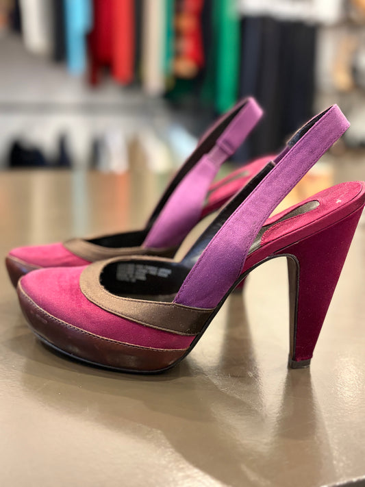 Ash “Tokyo” Slingback Platform Heels – Size 38 (US 7.5–8)