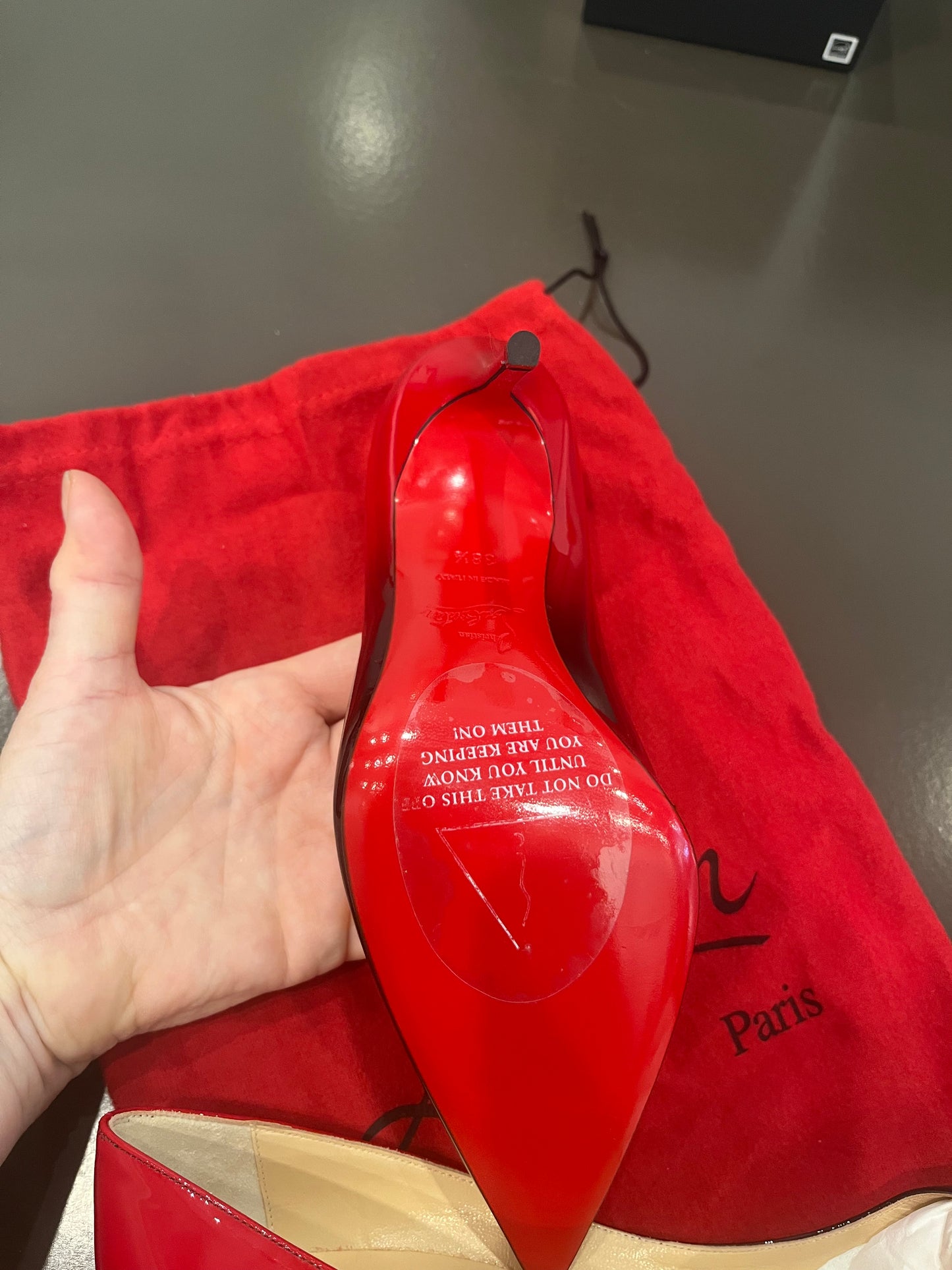 Louboutin Ombre Heels 38.5 NEW