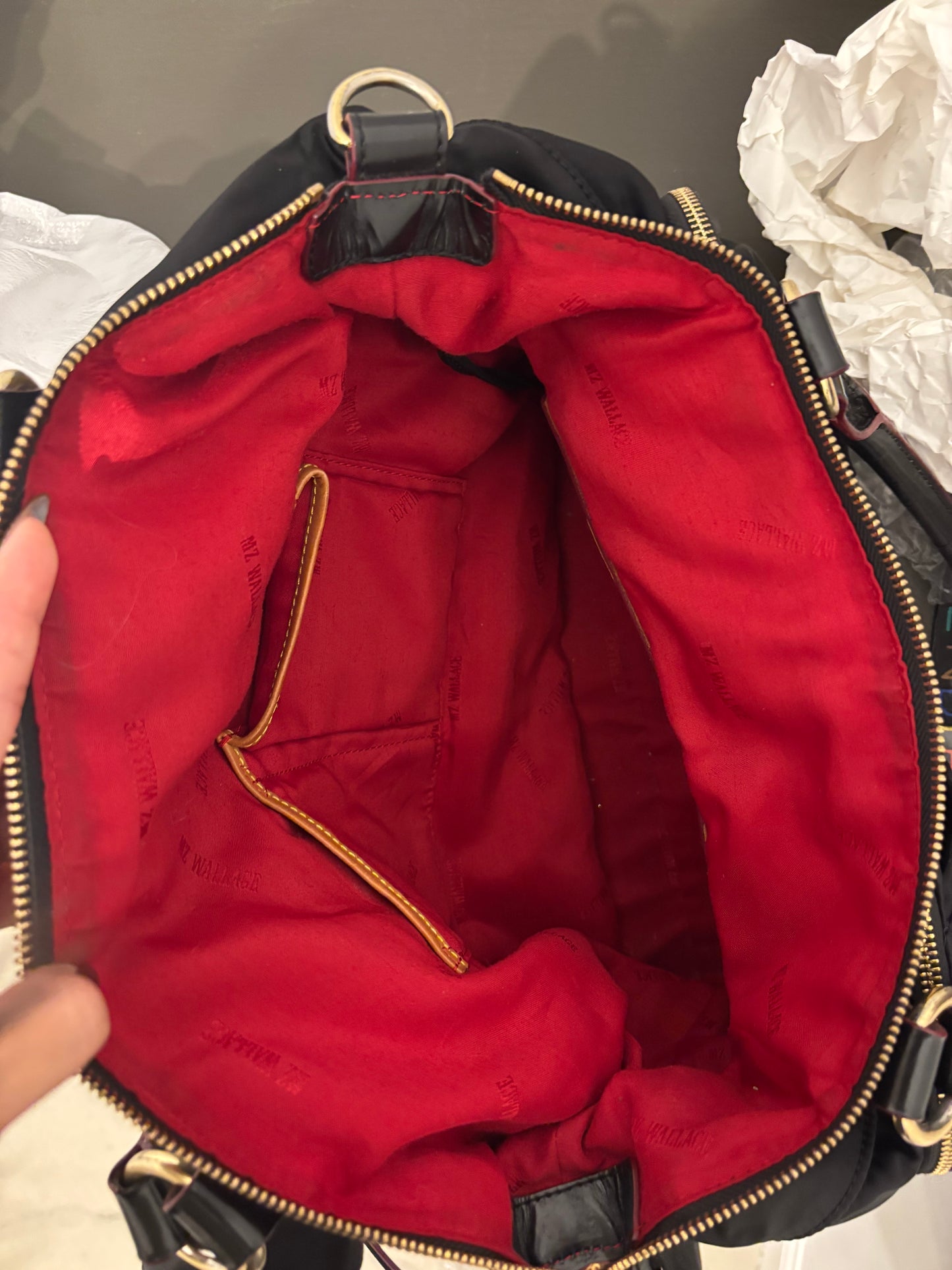 MZ Wallace Black Nylon Tote Bag – Lightweight Designer Everyday Carryall