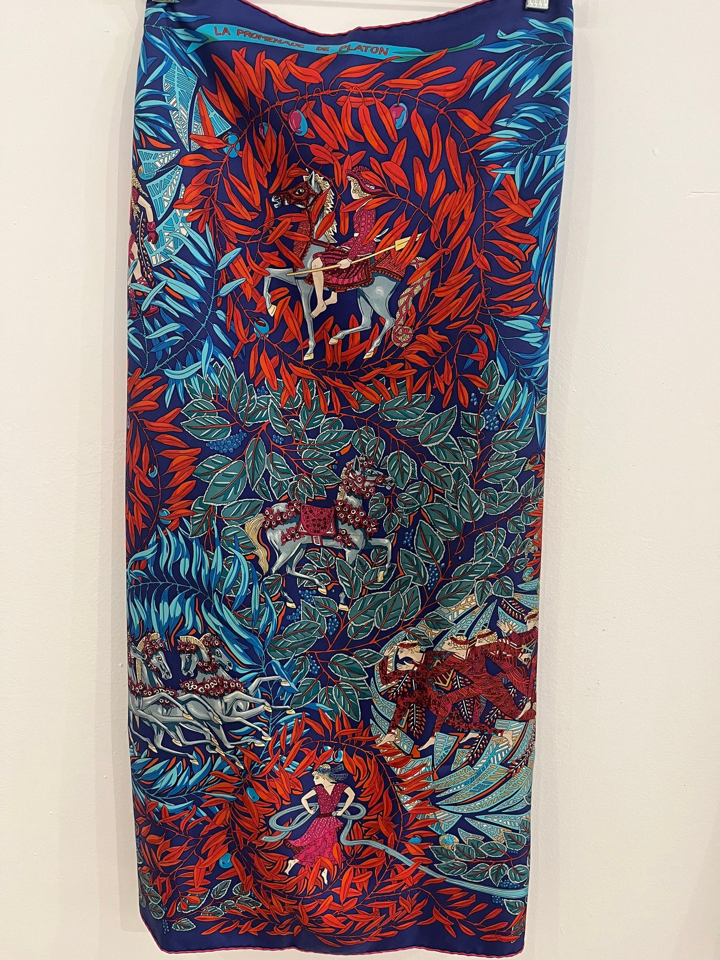 Hermes Silk Scarf Promenade de Platon