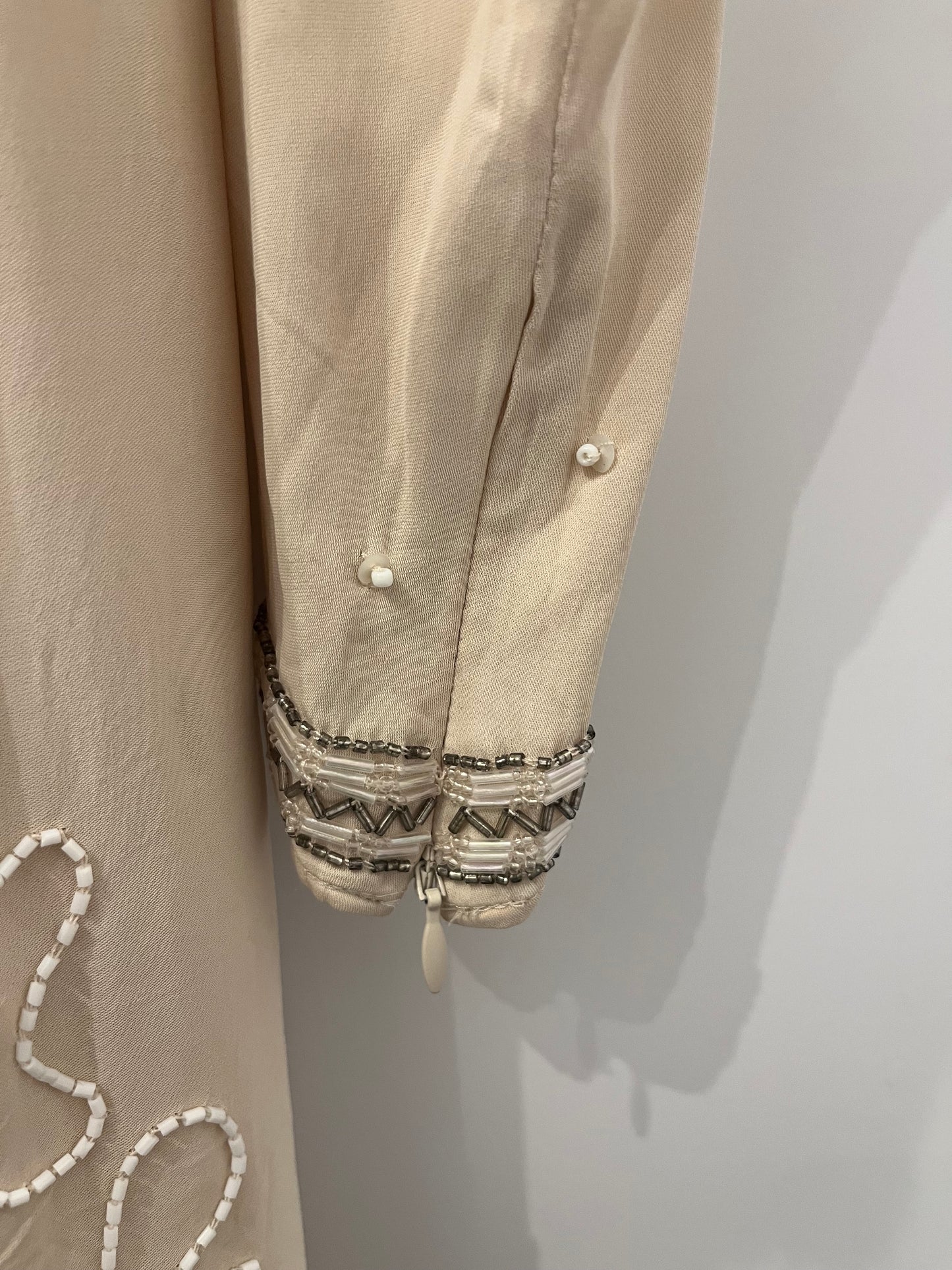 Reiss Beige beaded Dress 10