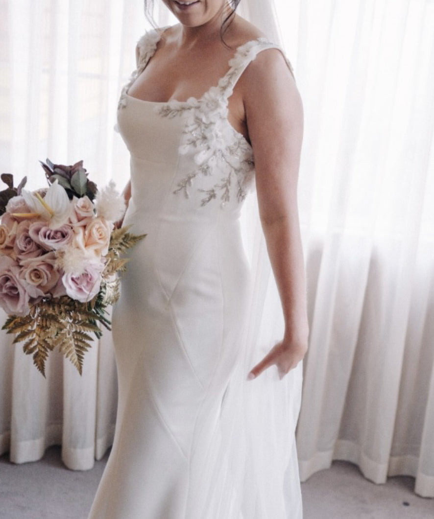 Rachel Gilbert LIONA White Gown 14