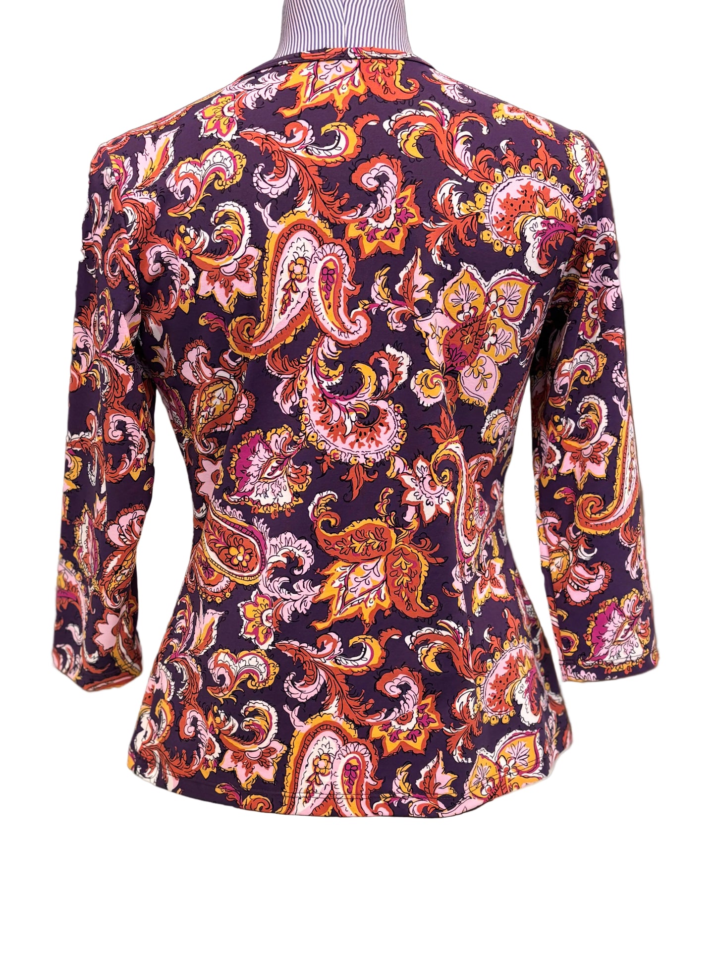J.McLaughlin Paisley Print Top – Size Small