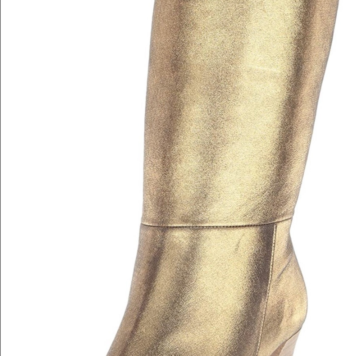 Sarah Jessica Parker Gold heeled leather vero cuoio boots 39