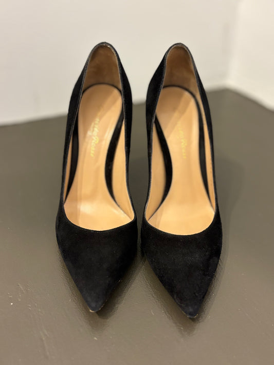 Gianvito Rossi Black suede pump 36