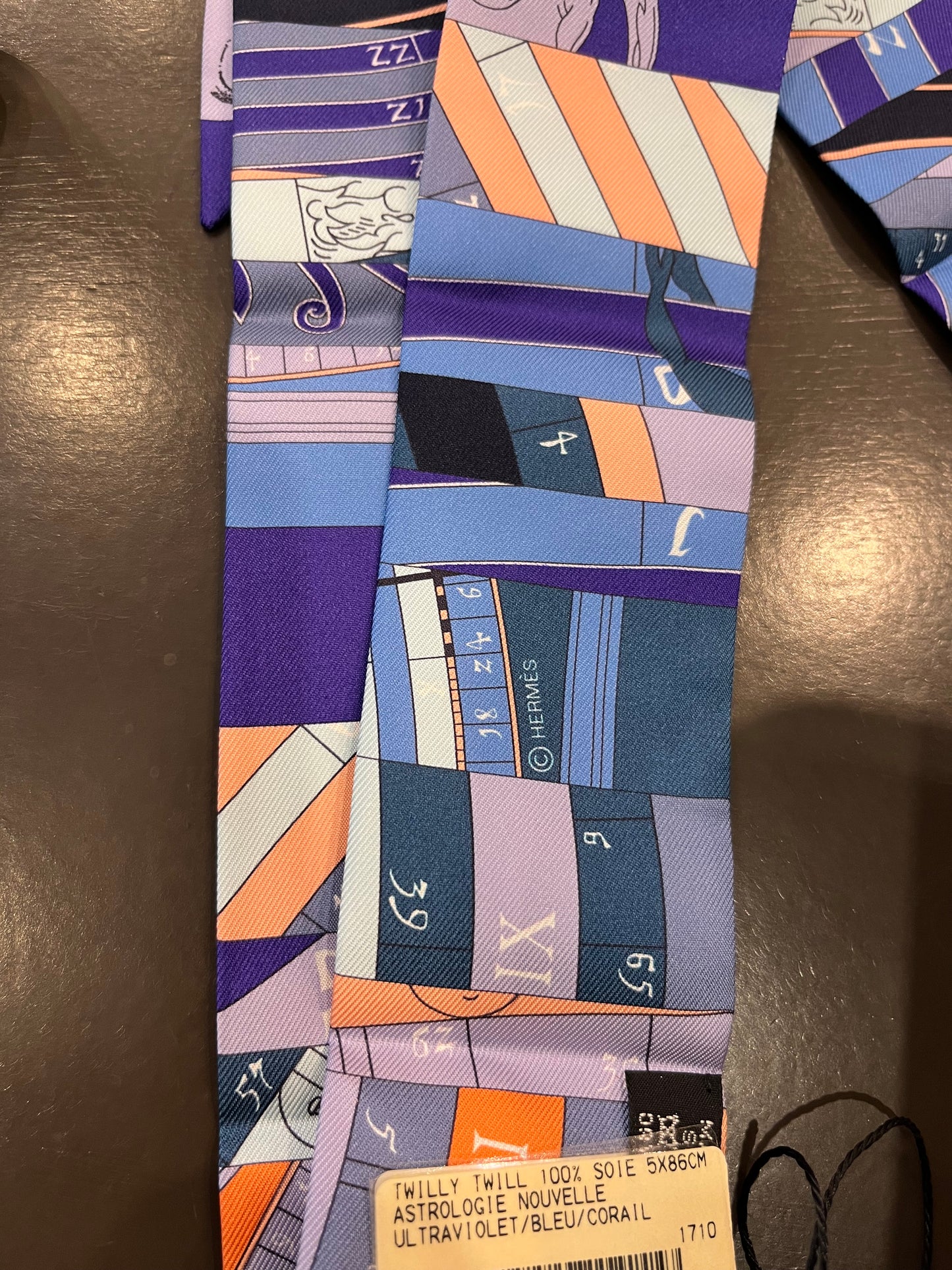 Hermes Astrologie Nouvelle Twilly Ultraviolet Bleu Corail