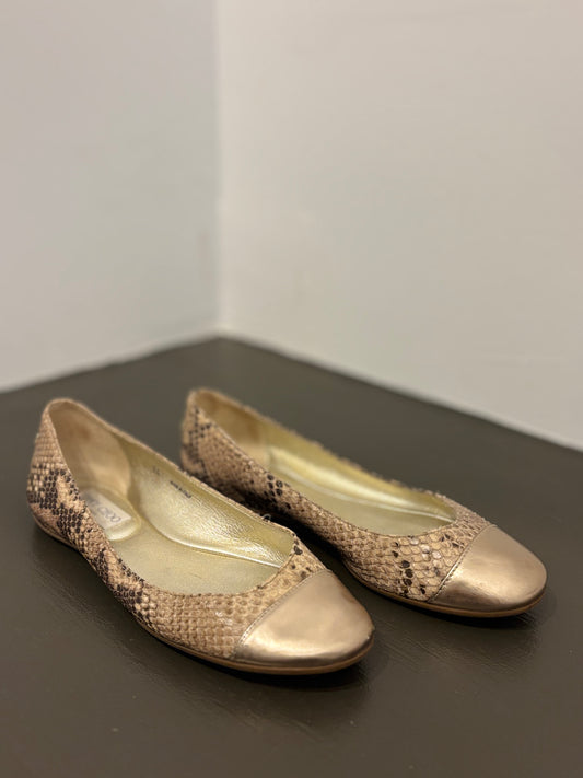 Jimmy Choo snake skin flat 36
