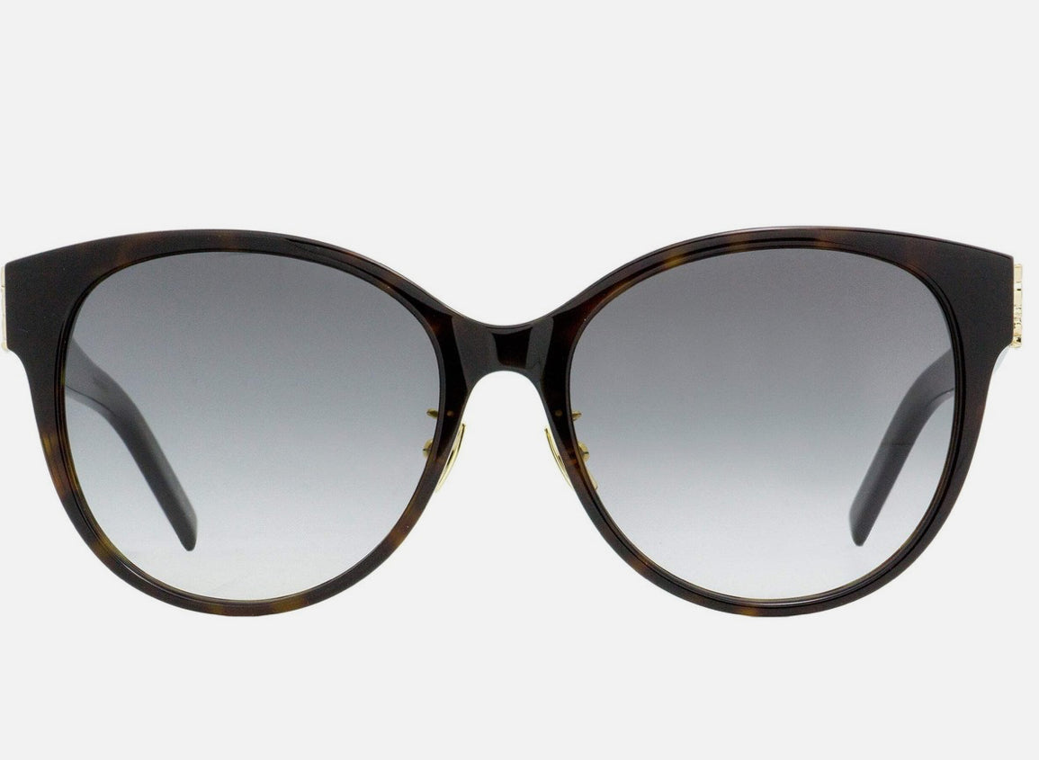 Saint Laurent Oval Sunglasses SLM39K 003 Dark Havana 57mm YSL