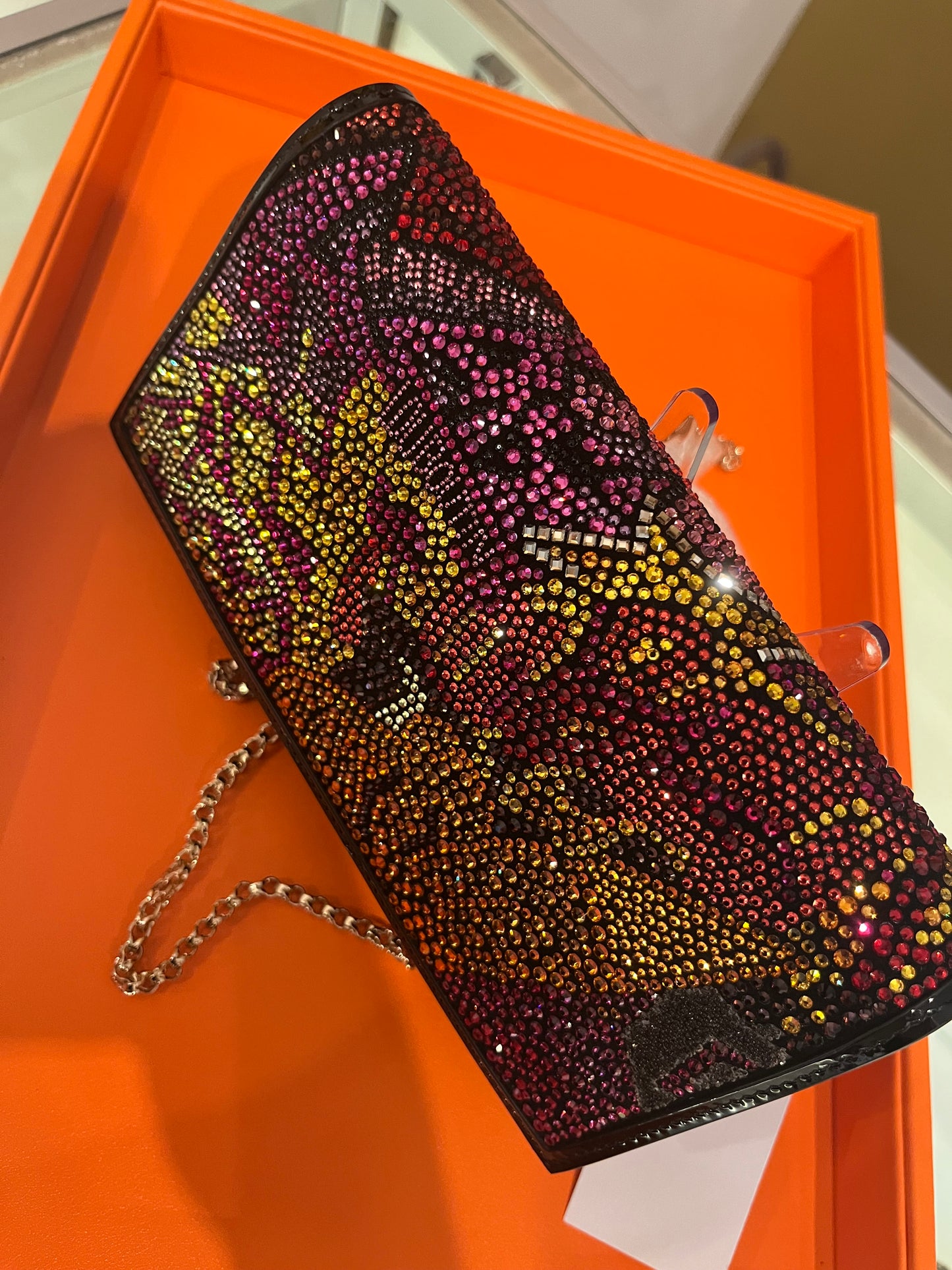 Christian Louboutin Loubilaque/loubiclutch evening bag RARE