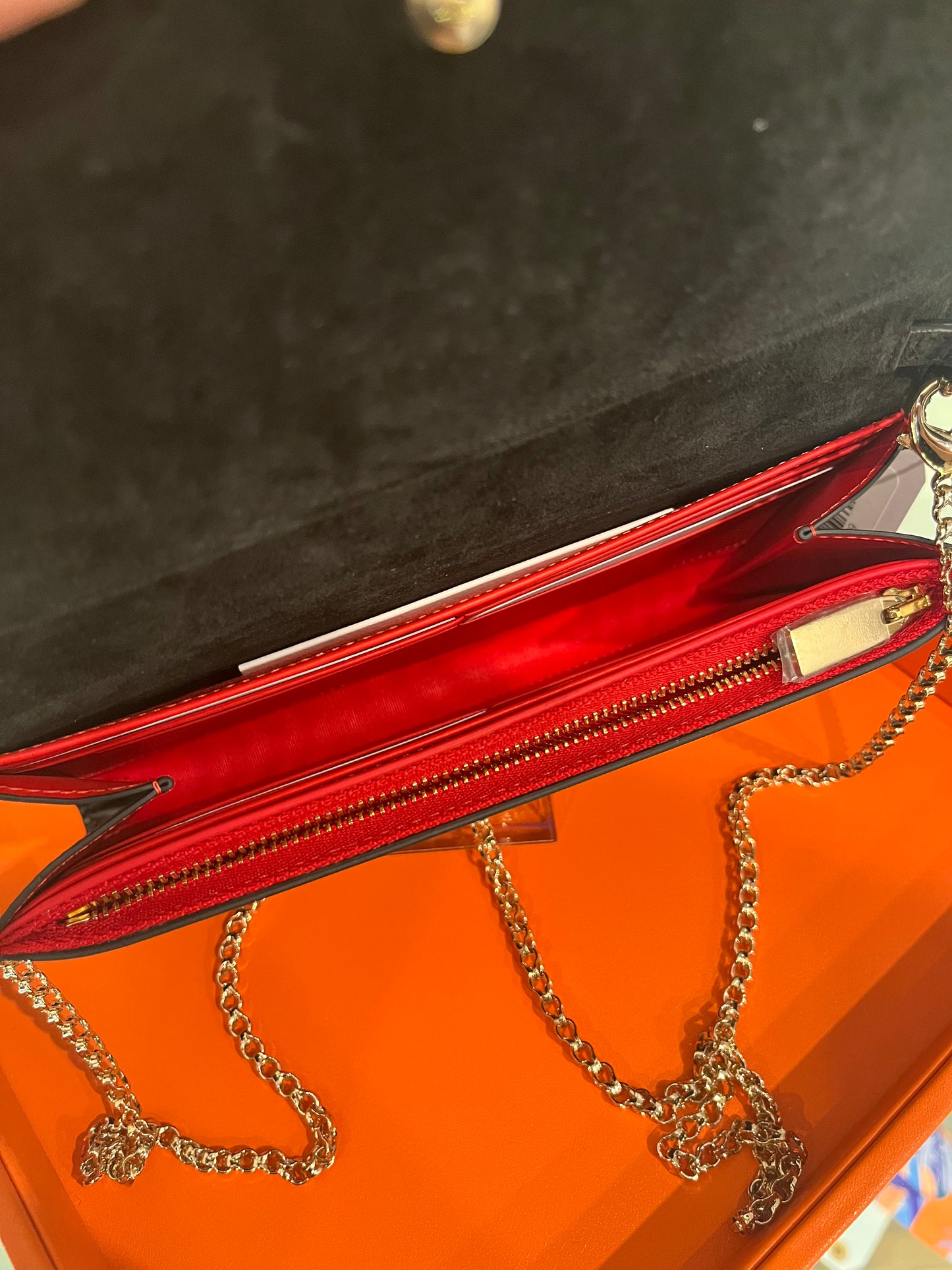 Christian Louboutin Loubilaque/loubiclutch evening bag RARE