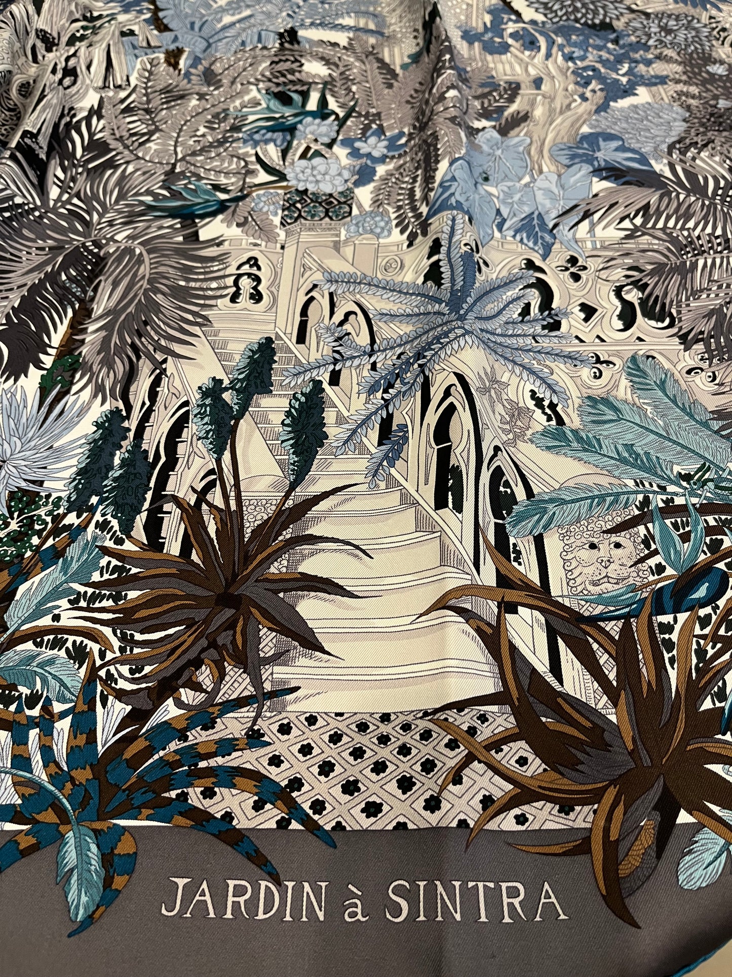Hermes Silk Scarf Jardin á Sintra
