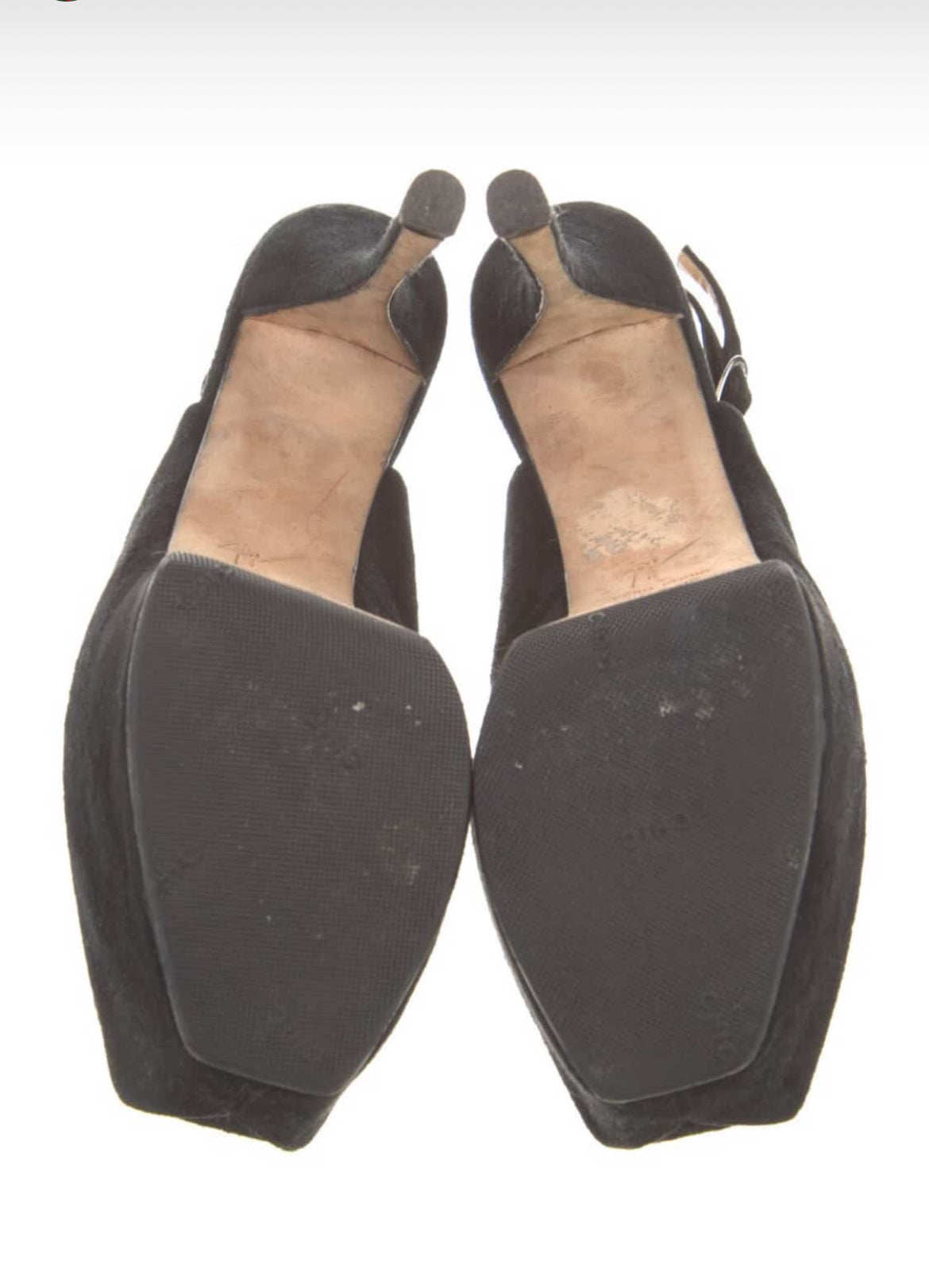 Giuseppe Zanotti Suede Slingback Platform pumps 39