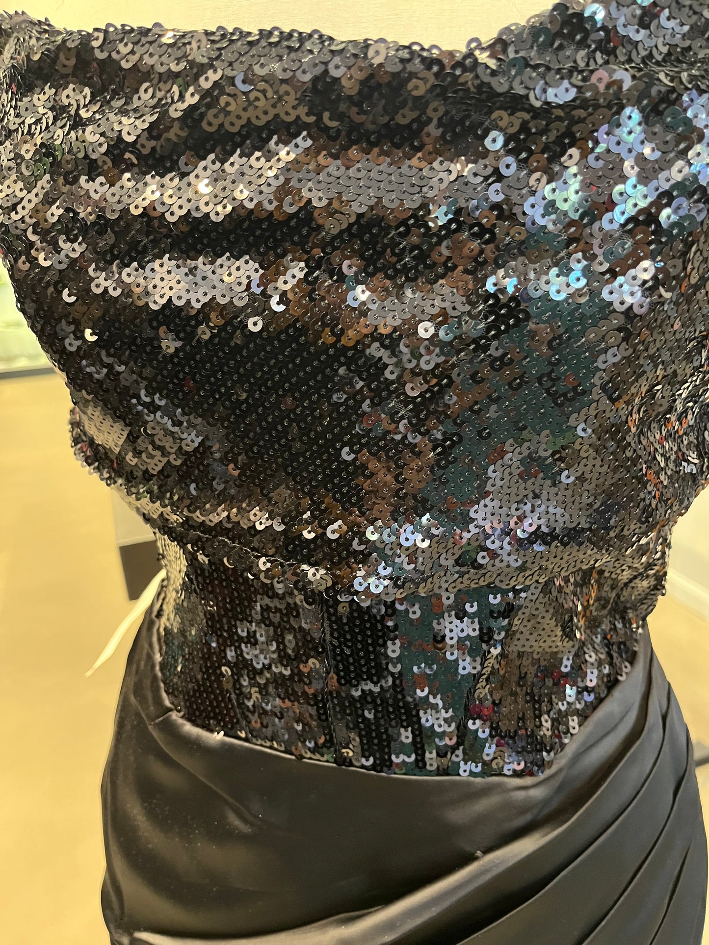 Bardot Sequin Black dress M