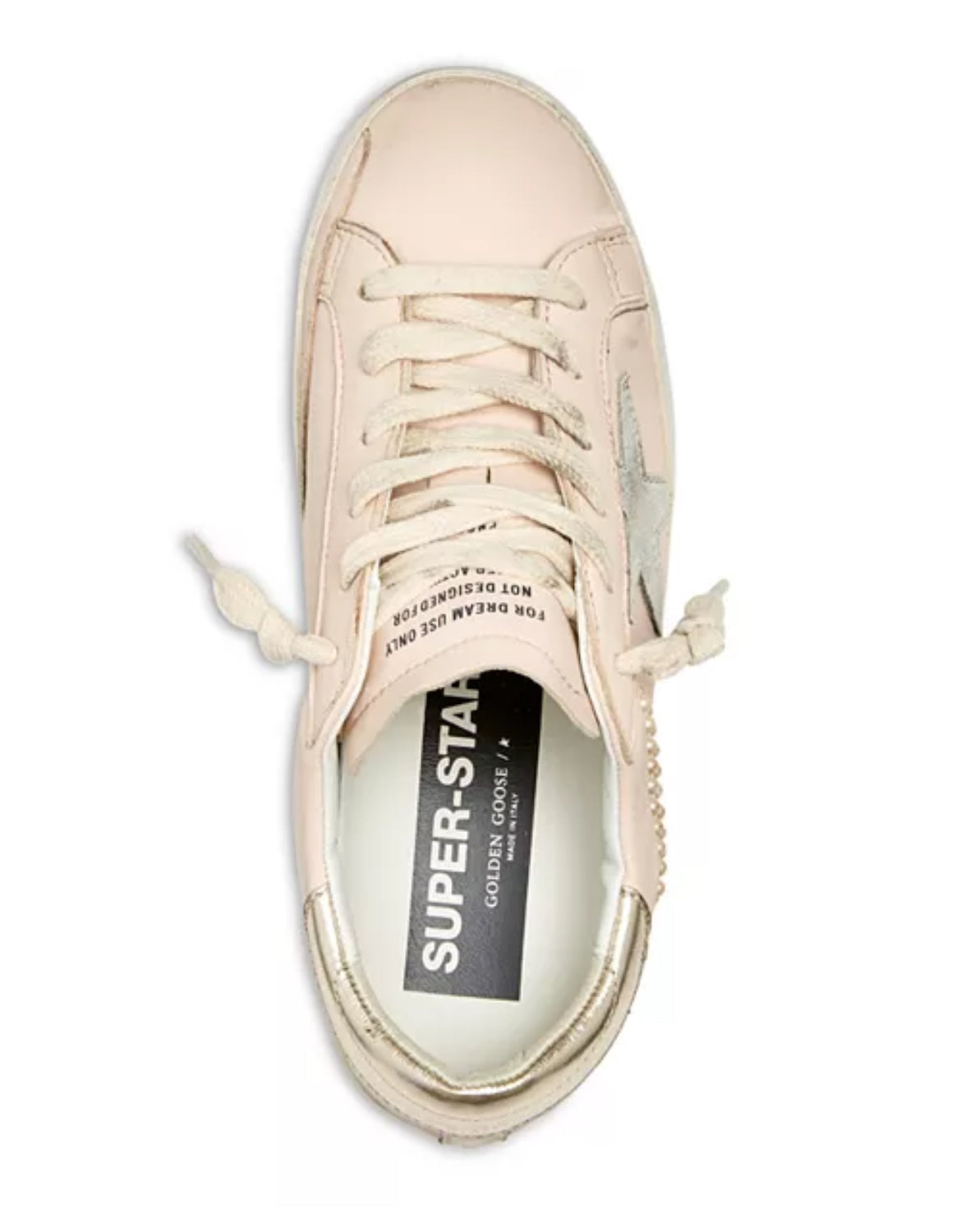 Golden Goose Super-Star Embellished Low Top light pink Sneakers 38