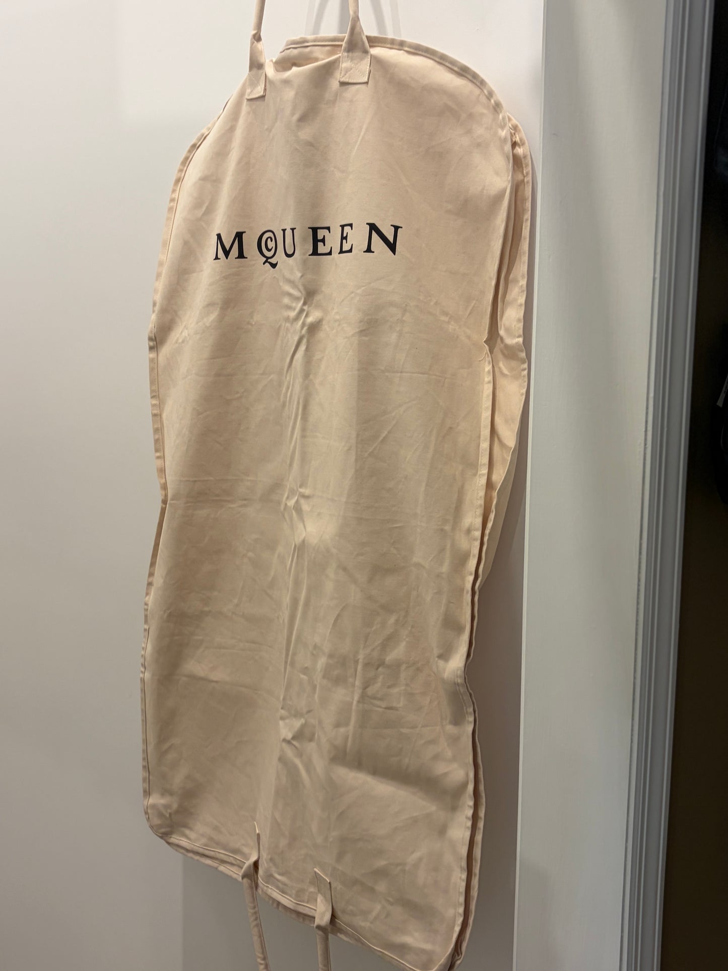 Alexander McQueen Logo Garment Bag/Travel Suit Carrier