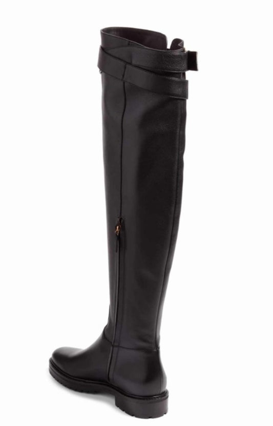 Valentino Garavani Over the Knee lug sole riding boot 37.5