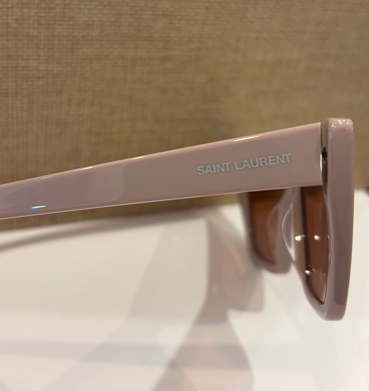 Saint Laurent Paris SL M94 Cat-Eye Sunglasess Blush Pink