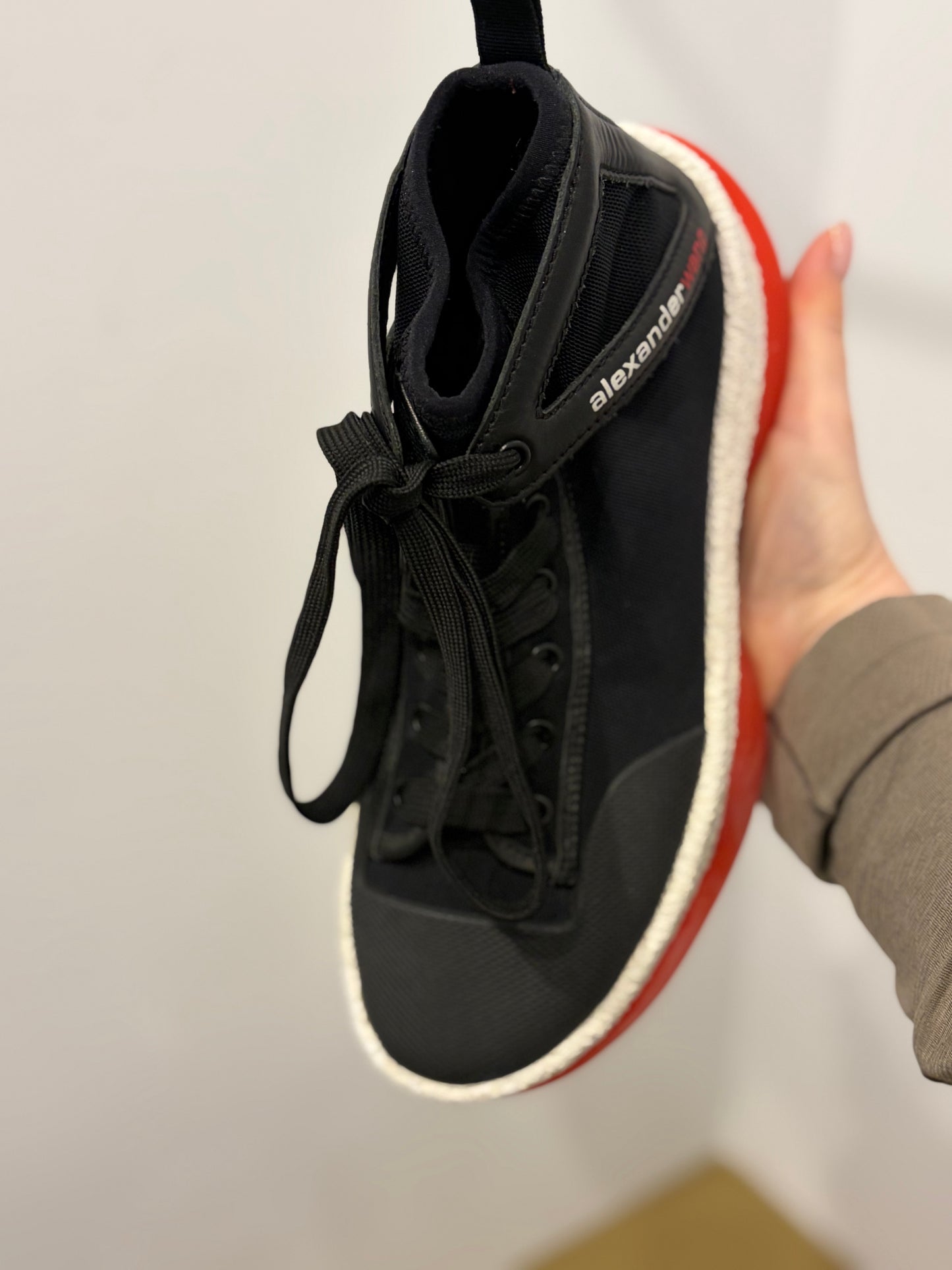 Alexander Wang A1 Inflated Sole sneakers Black/Red Size 37