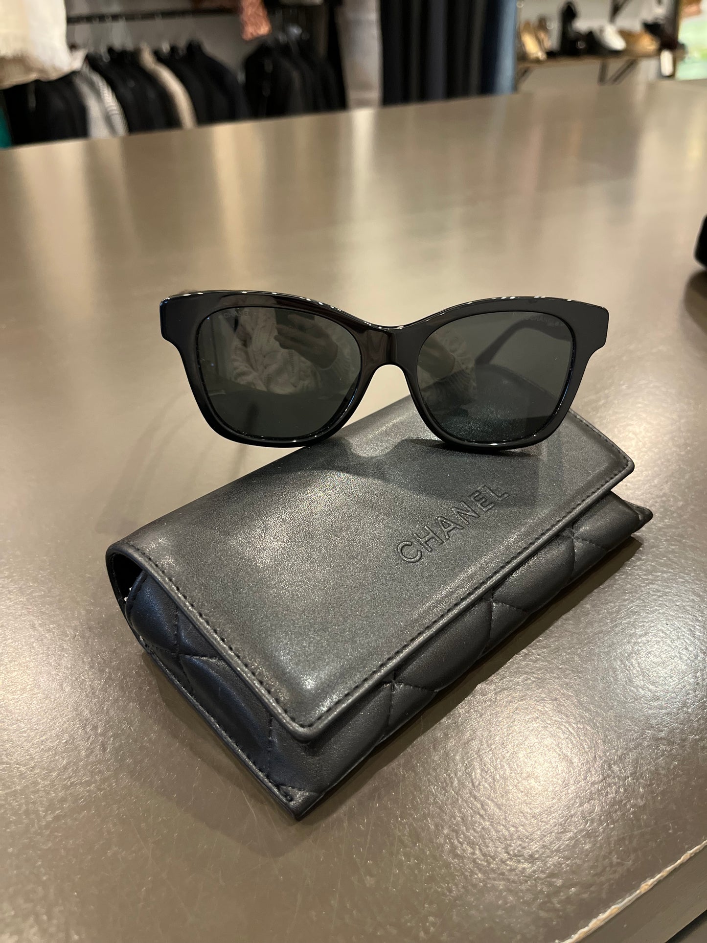 Chanel Black Sunglasses Model 5482