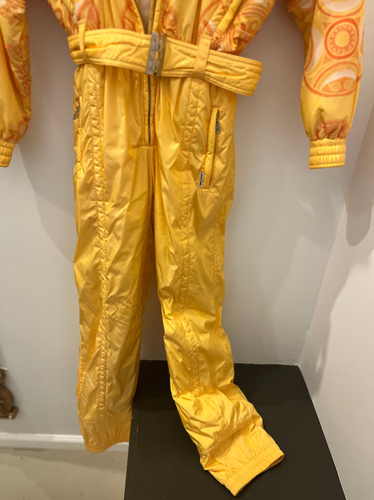 V de V Paris one piece ski suit medallion print 6