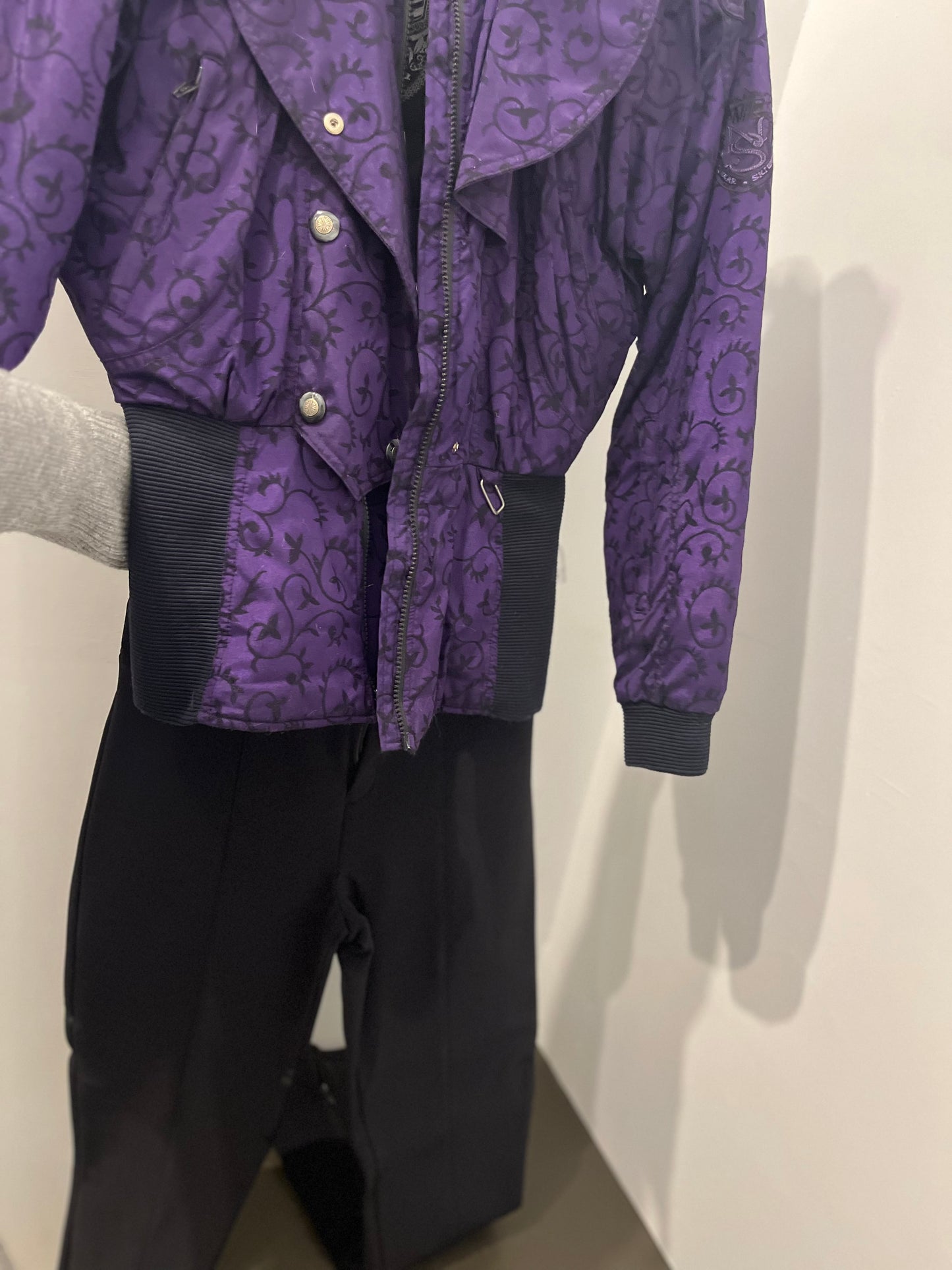 Nils Quilted ski jacket purple 10 (REAL FEEL is a size 6)