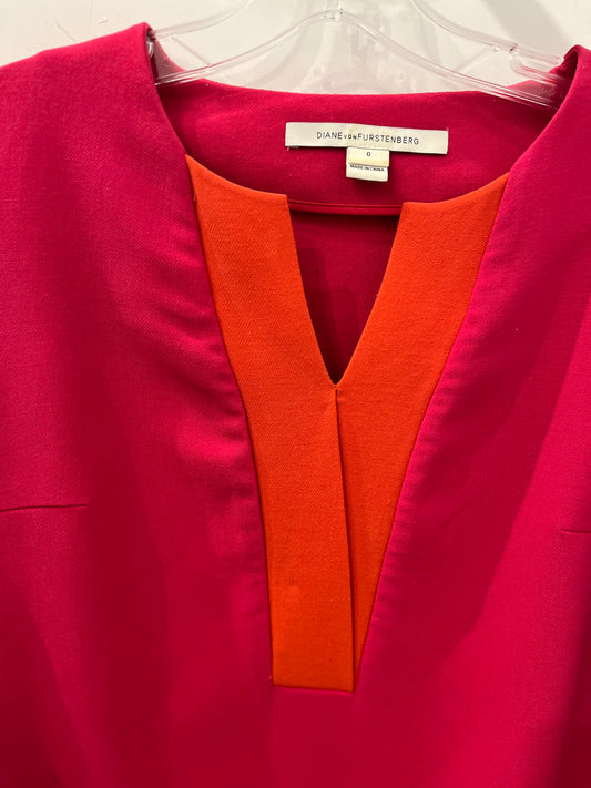 Diane Von Furstenberg Color-block shift dress Size 0