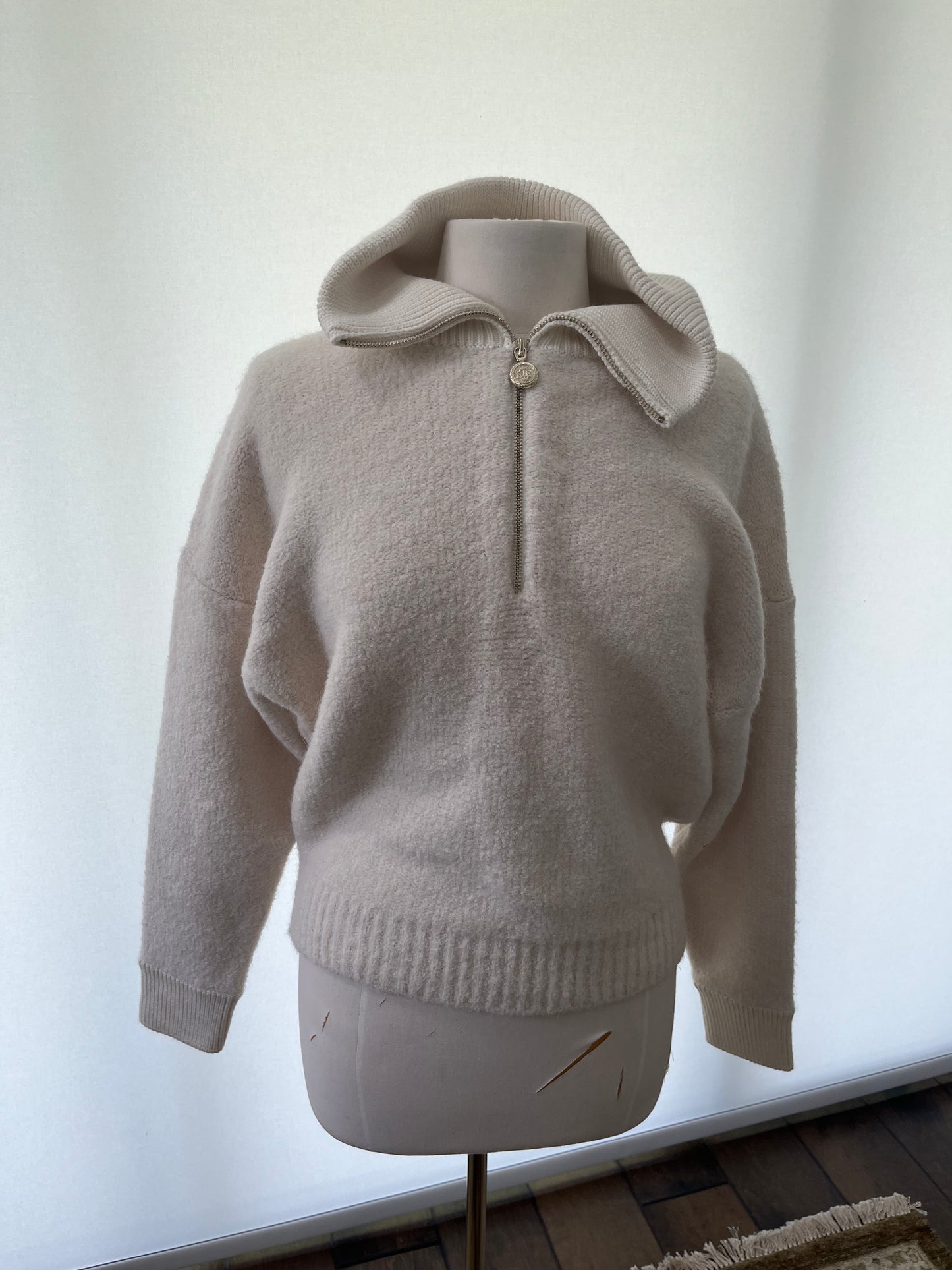 Maje Mogador Ecru Sweater Size 2