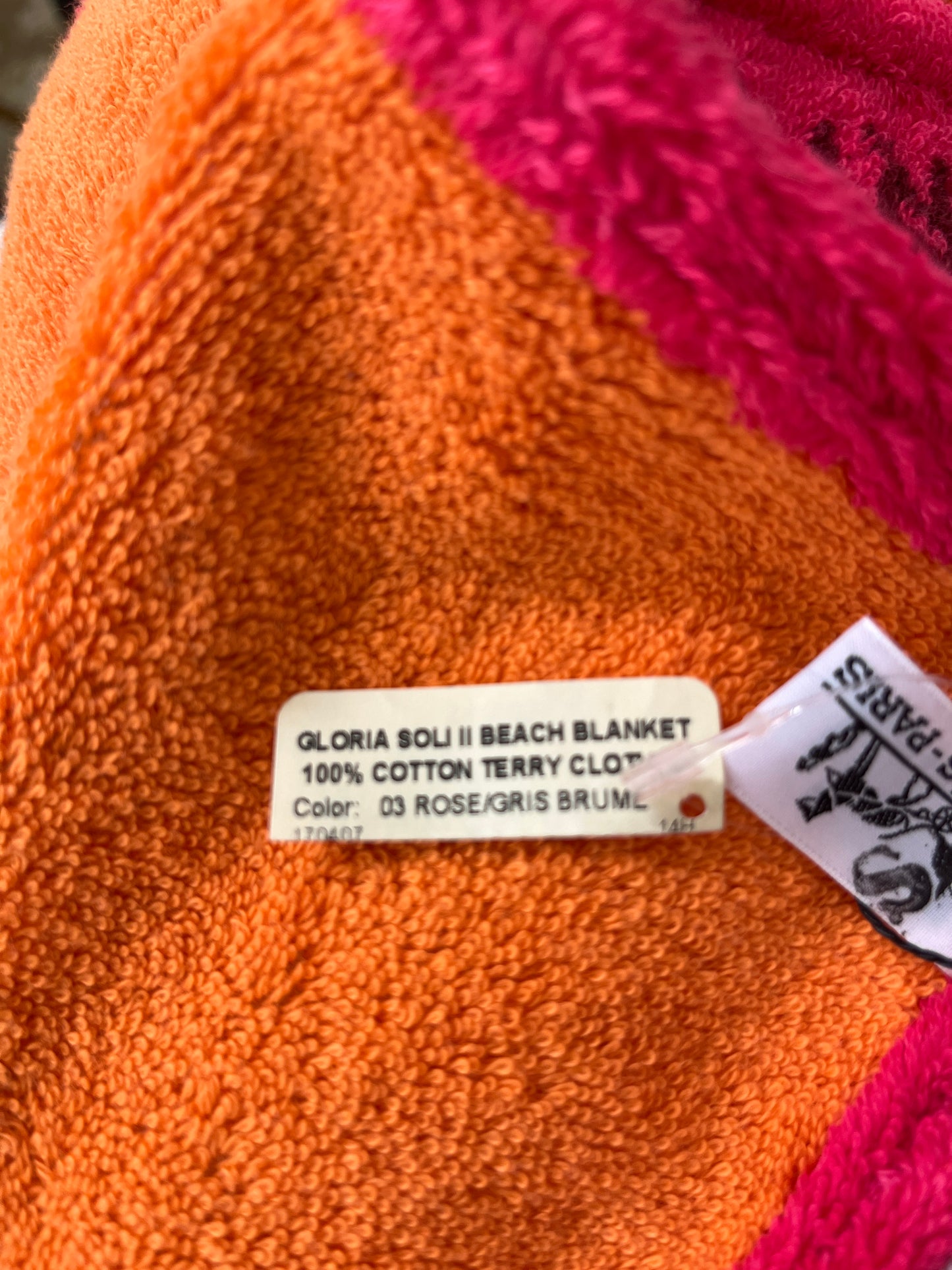 Hermès Gloria Soli Beach Towel