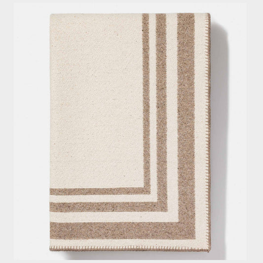 Alicia Adams Alpaca Beige Throw