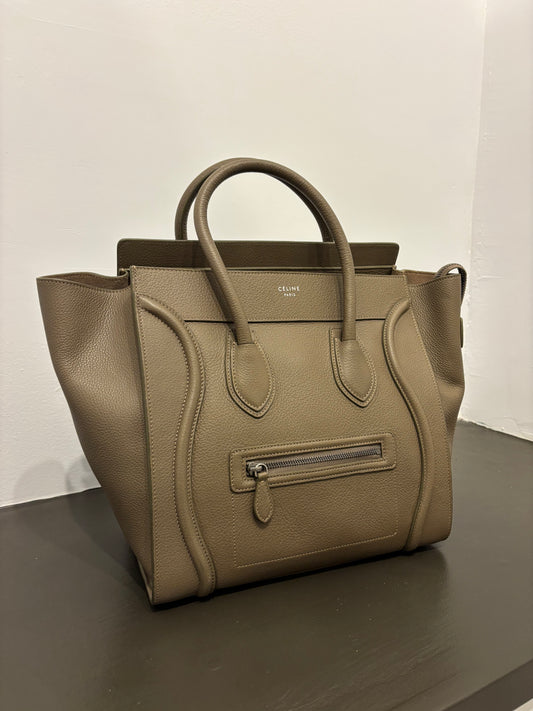 Celine Luggage Tote Taupe