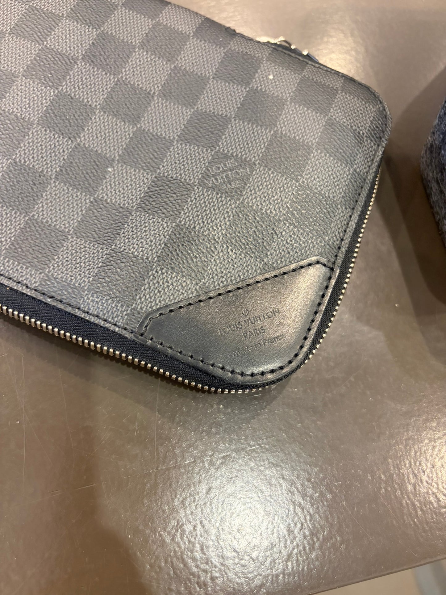 Louis vuitton Damier Graphite Tie Travel Case - Black