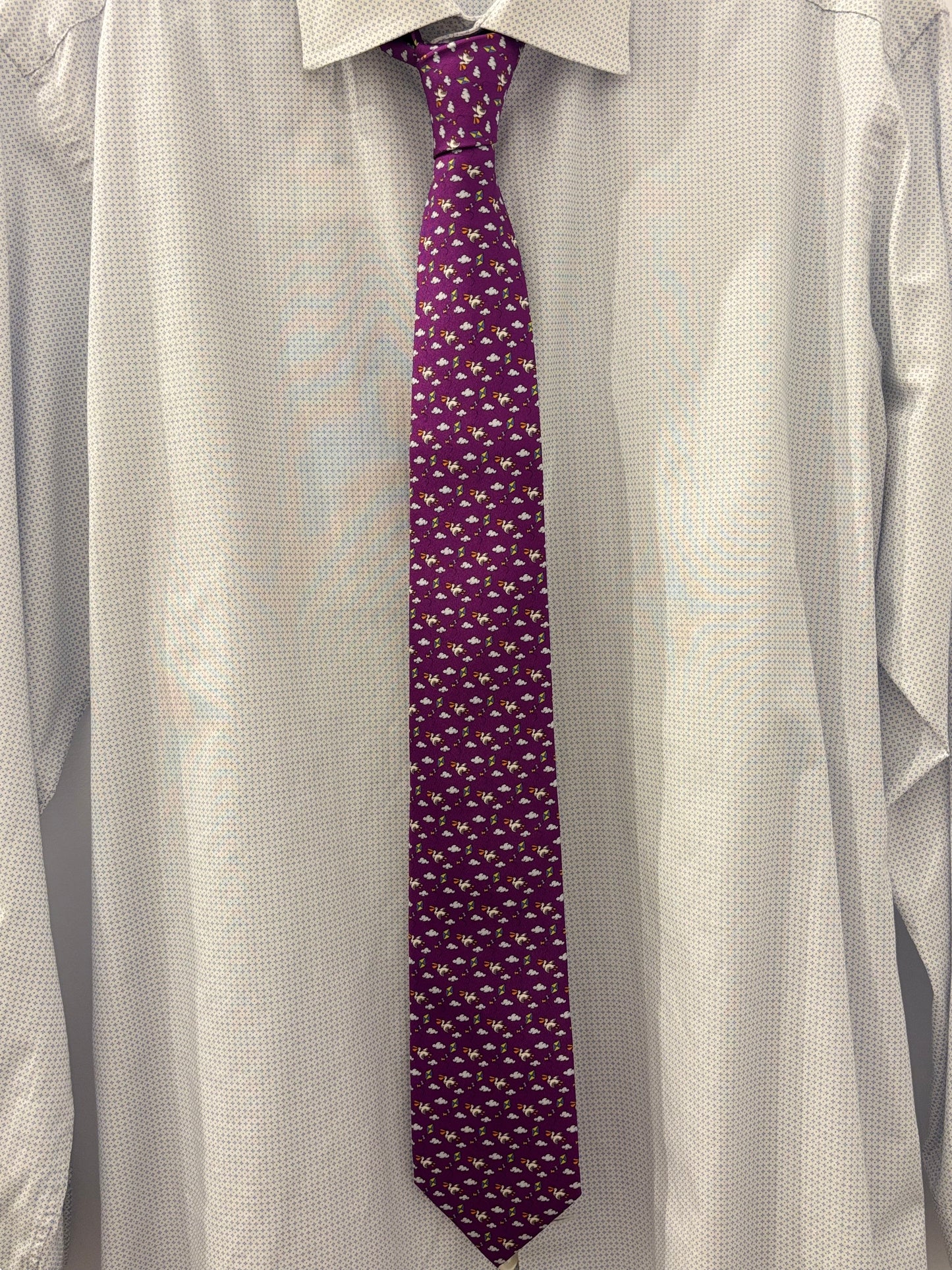 Hermes Mens Tie Pelivolant 605749T