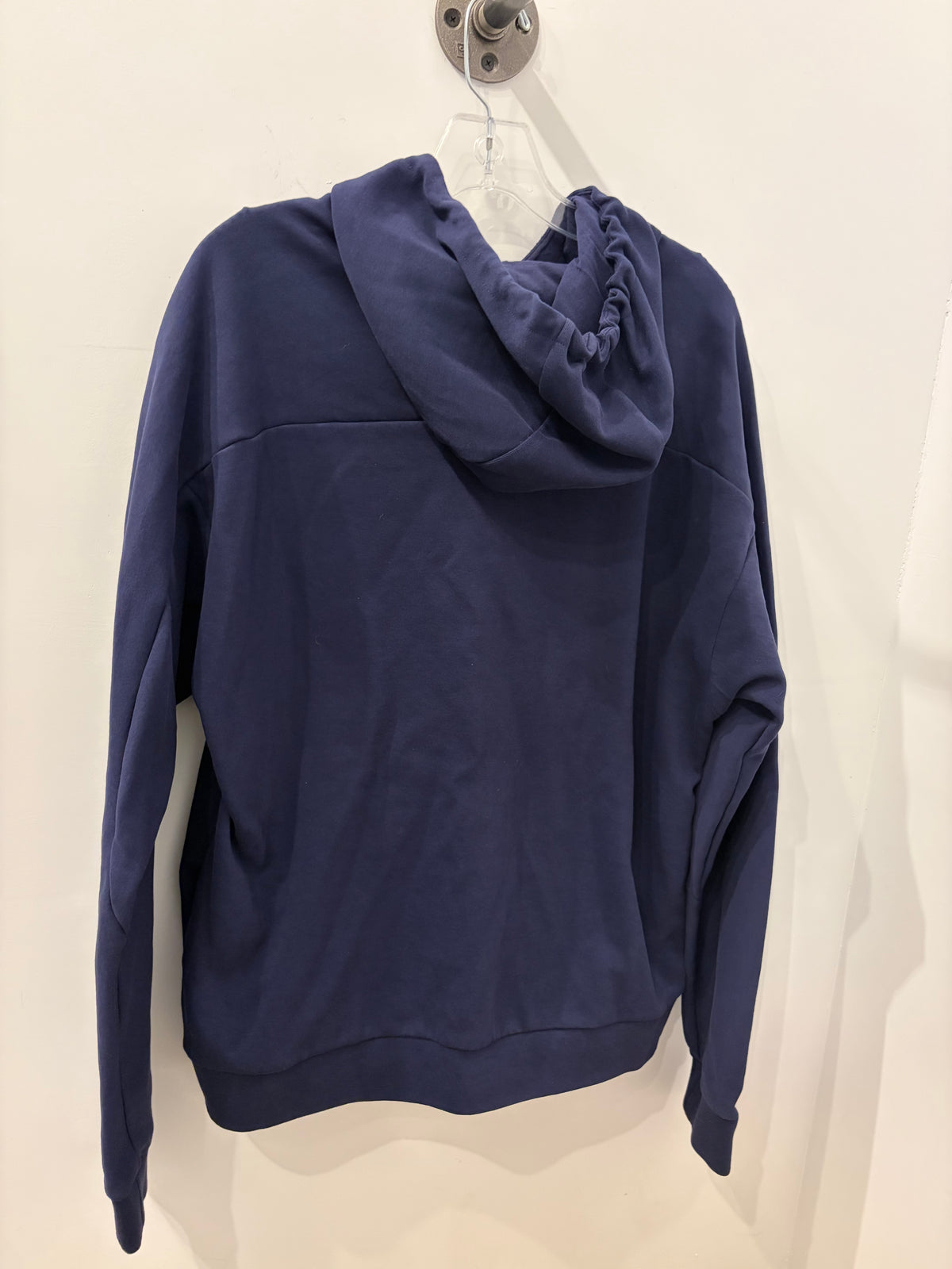 50 - Fendi Navy Blue Yellow Logo Graphic Pullover Hoodie