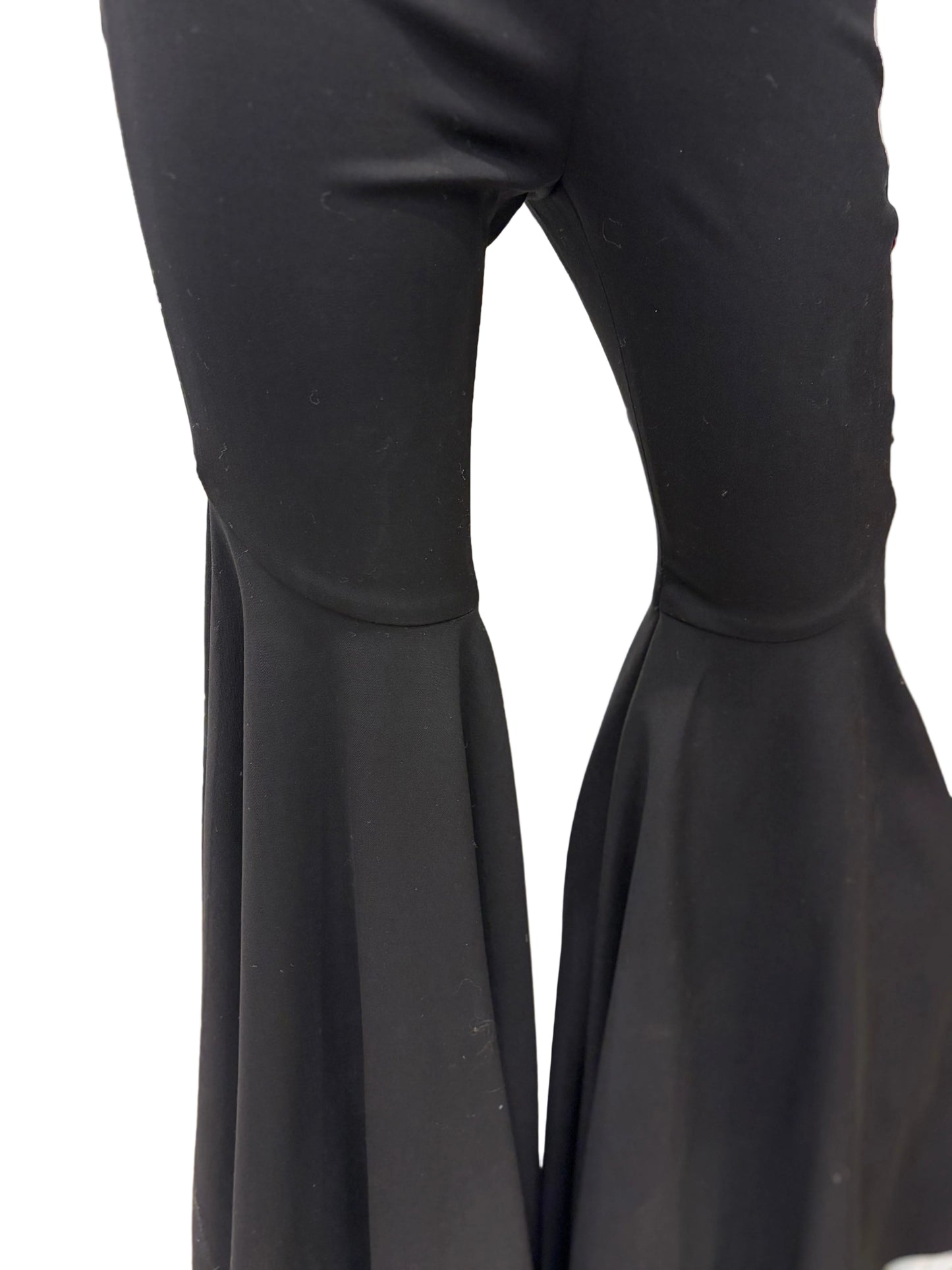 Alexis Black Flared Mermaid Pants - XS
