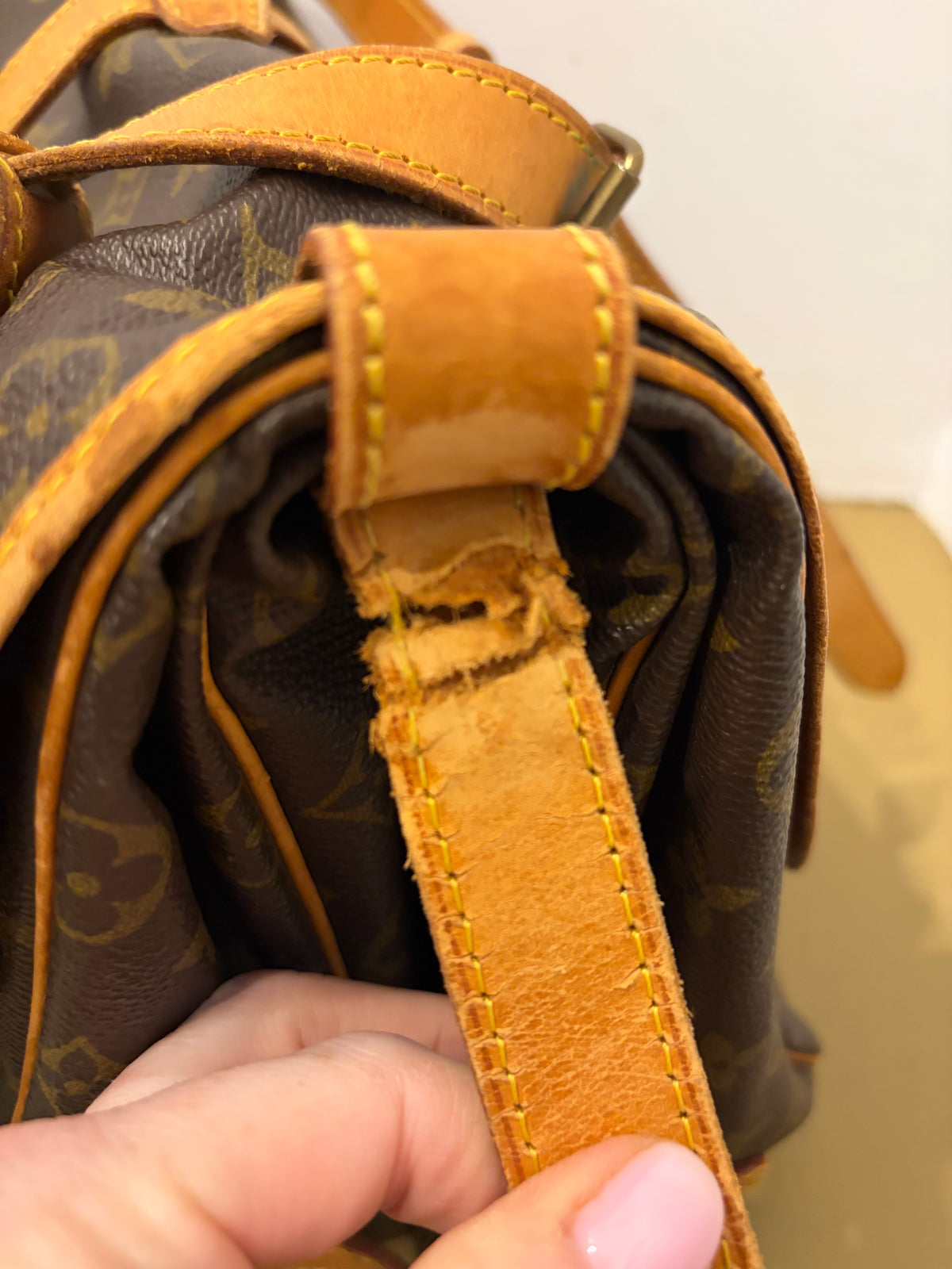 Louis Vuitton Monogram Saumur 35 Shoulder Bag