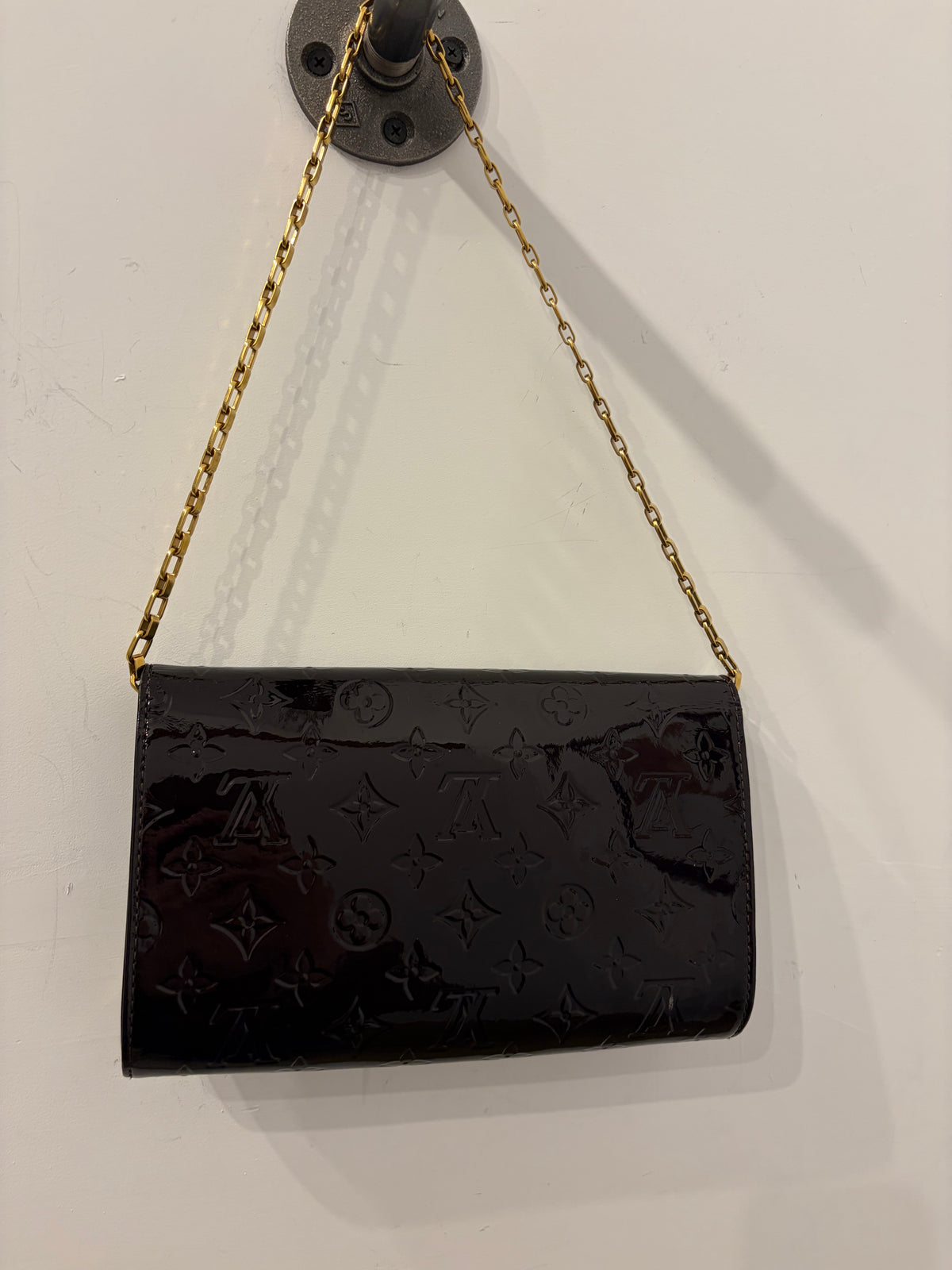 Louis Vuitton Rossmore PM in Burgundy Monogram Vernis