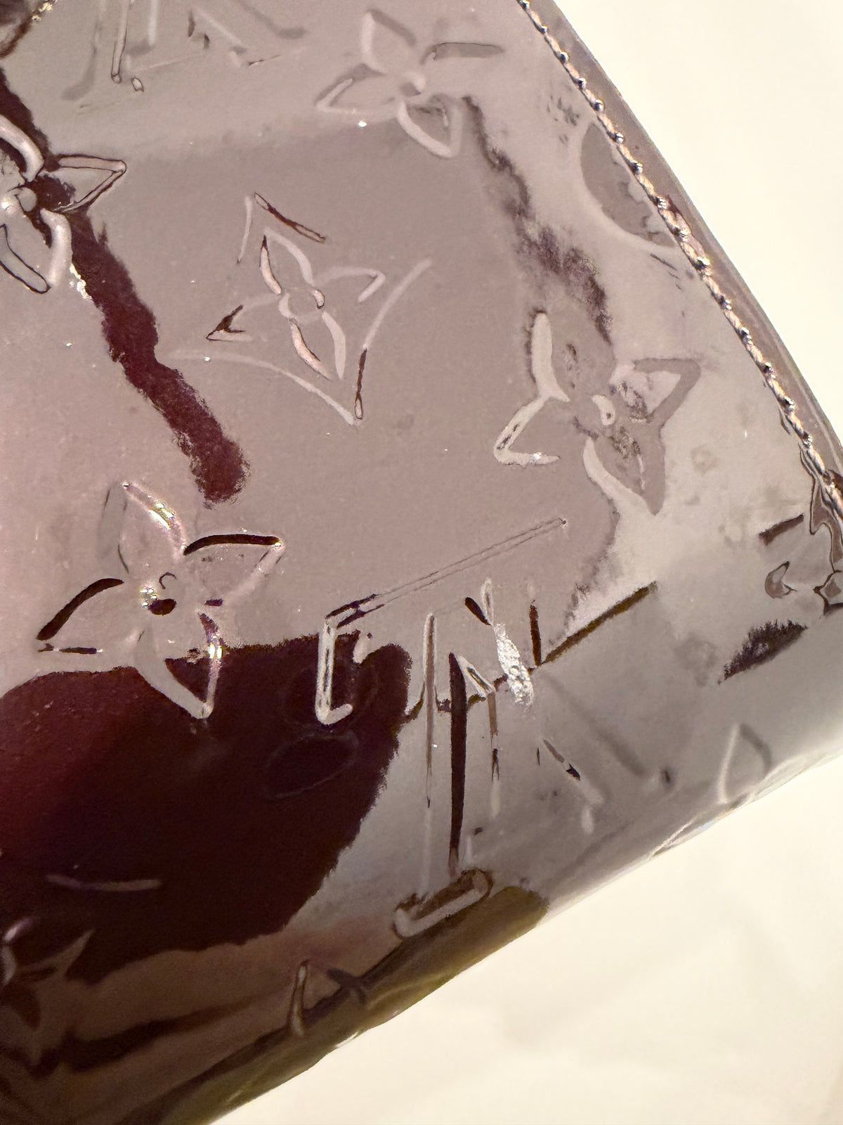 Louis Vuitton Rossmore PM in Burgundy Monogram Vernis
