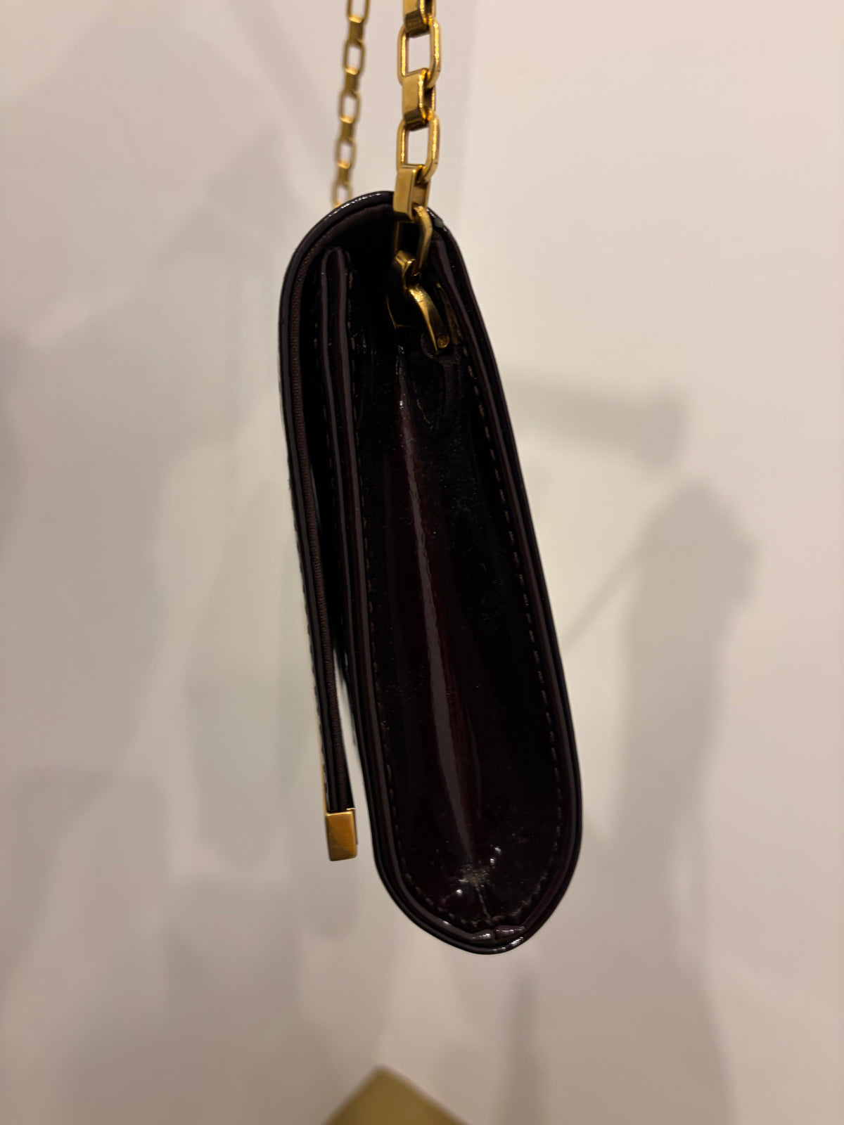 Louis Vuitton Rossmore PM in Burgundy Monogram Vernis