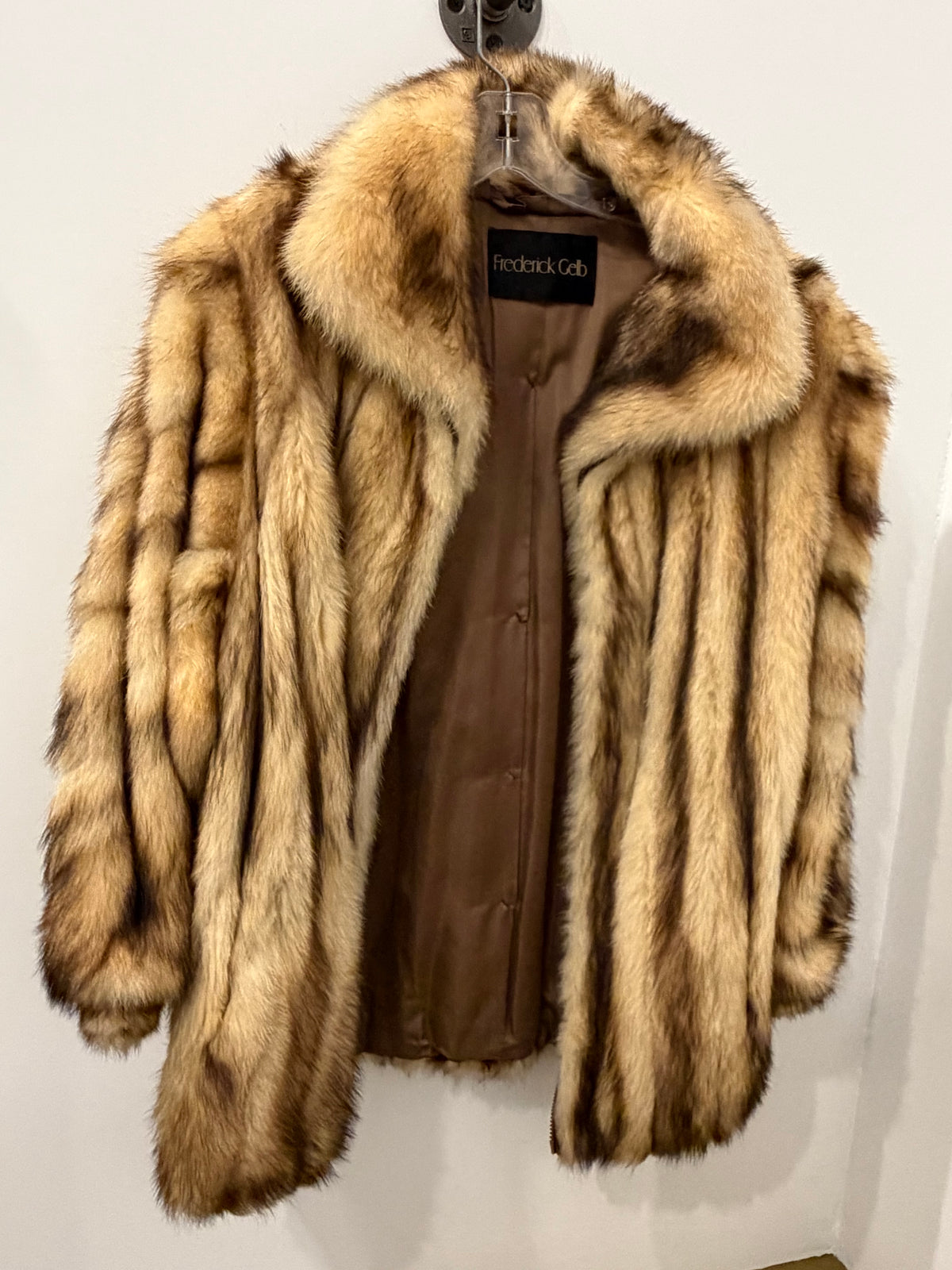 Frederick Gelb Vintage Fur Coat - Zip Front S/M
