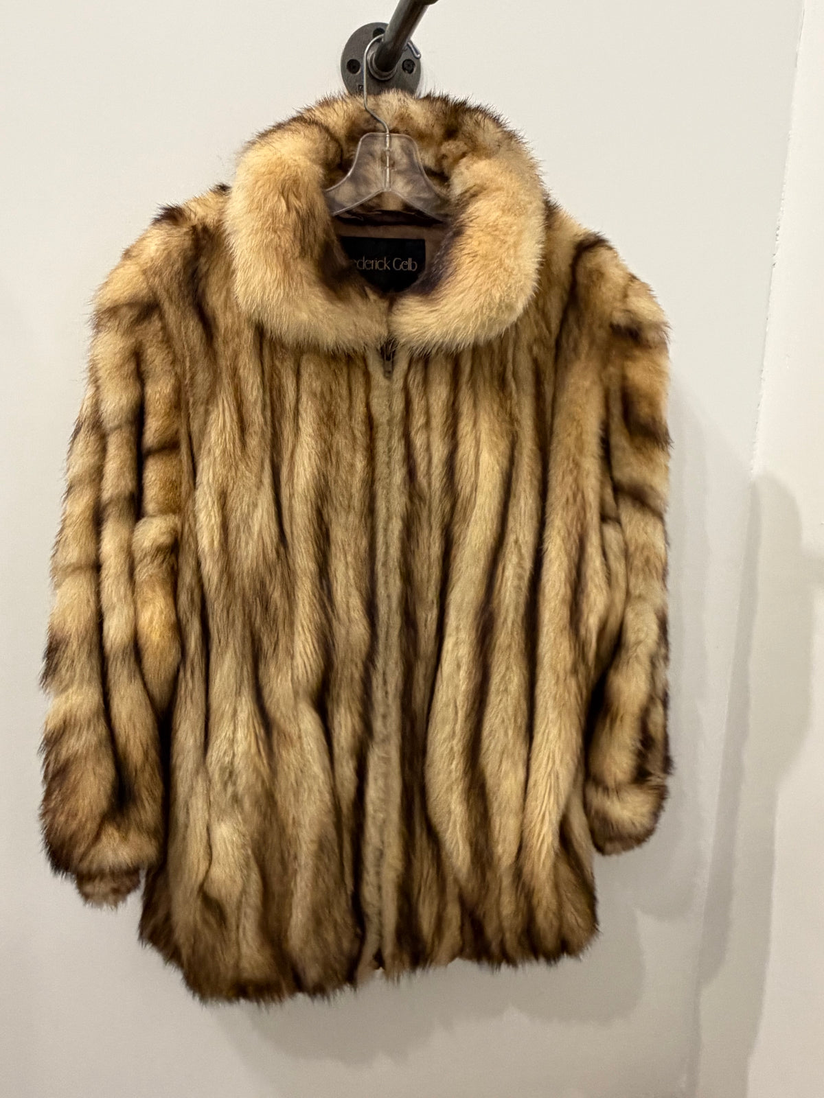 Frederick Gelb Vintage Fur Coat - Zip Front S/M