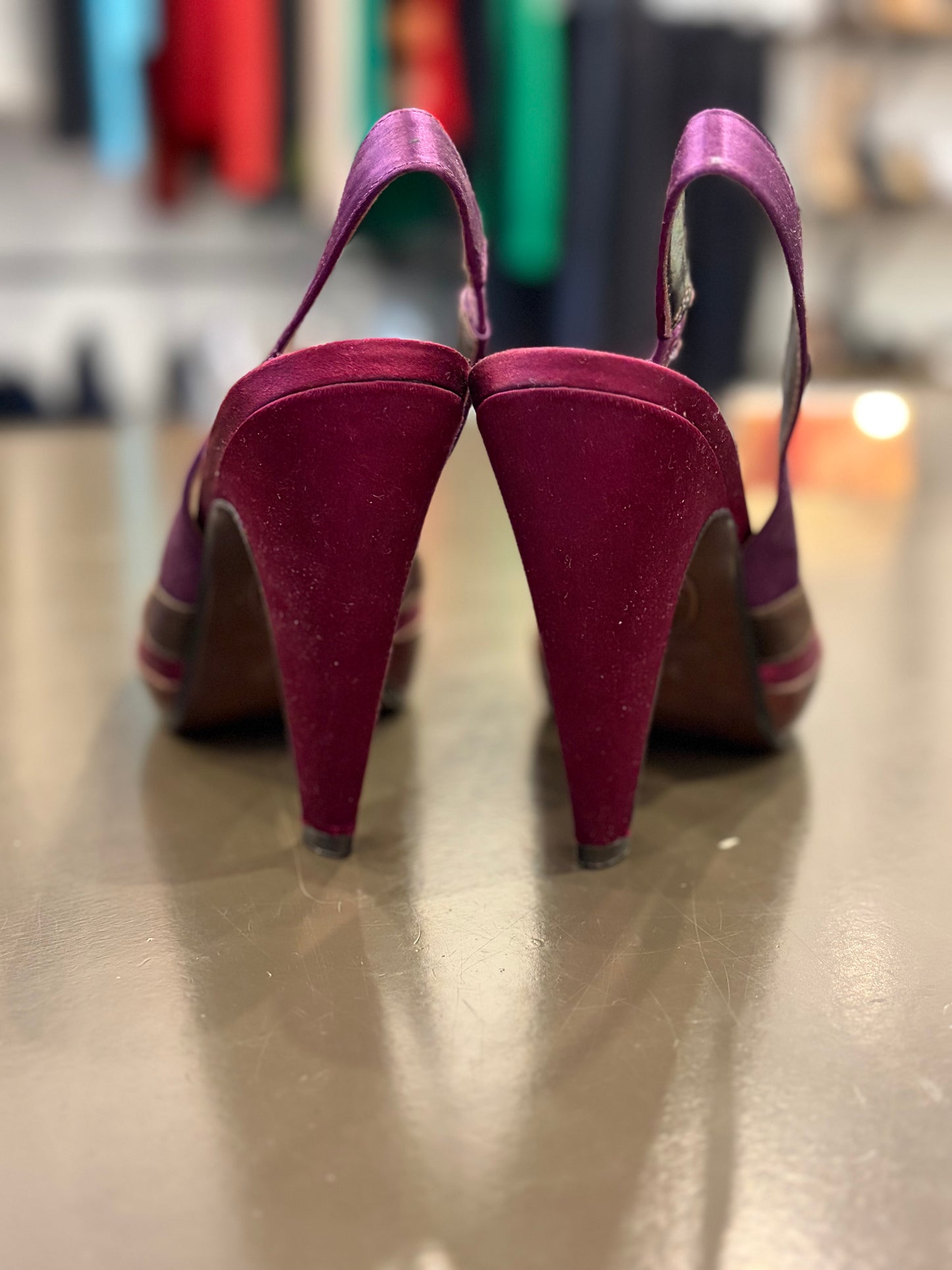 Ash “Tokyo” Slingback Platform Heels – Size 38 (US 7.5–8)
