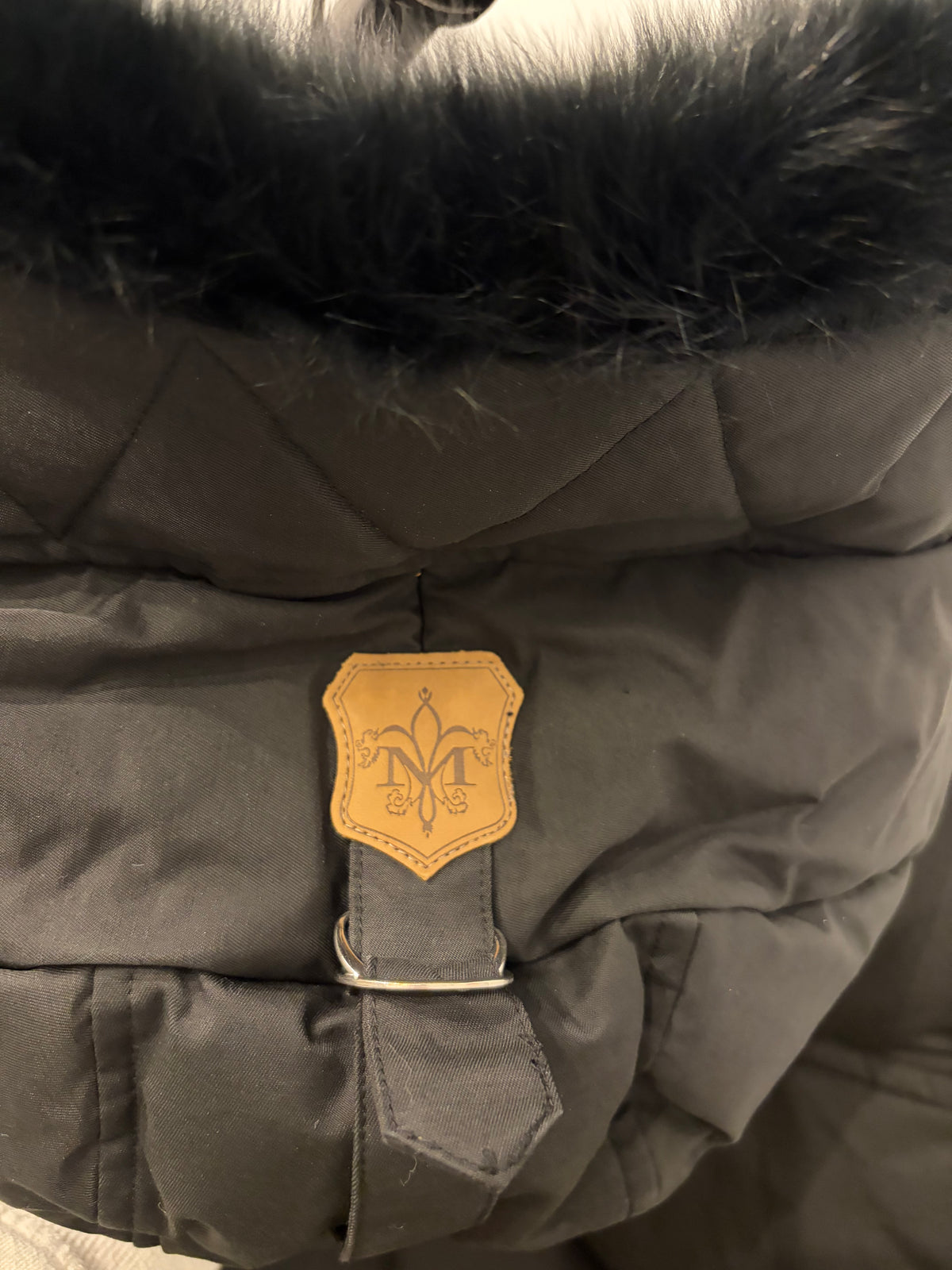 42 Mackage Men's Black Fur Trimmed Hooded Winter Parka