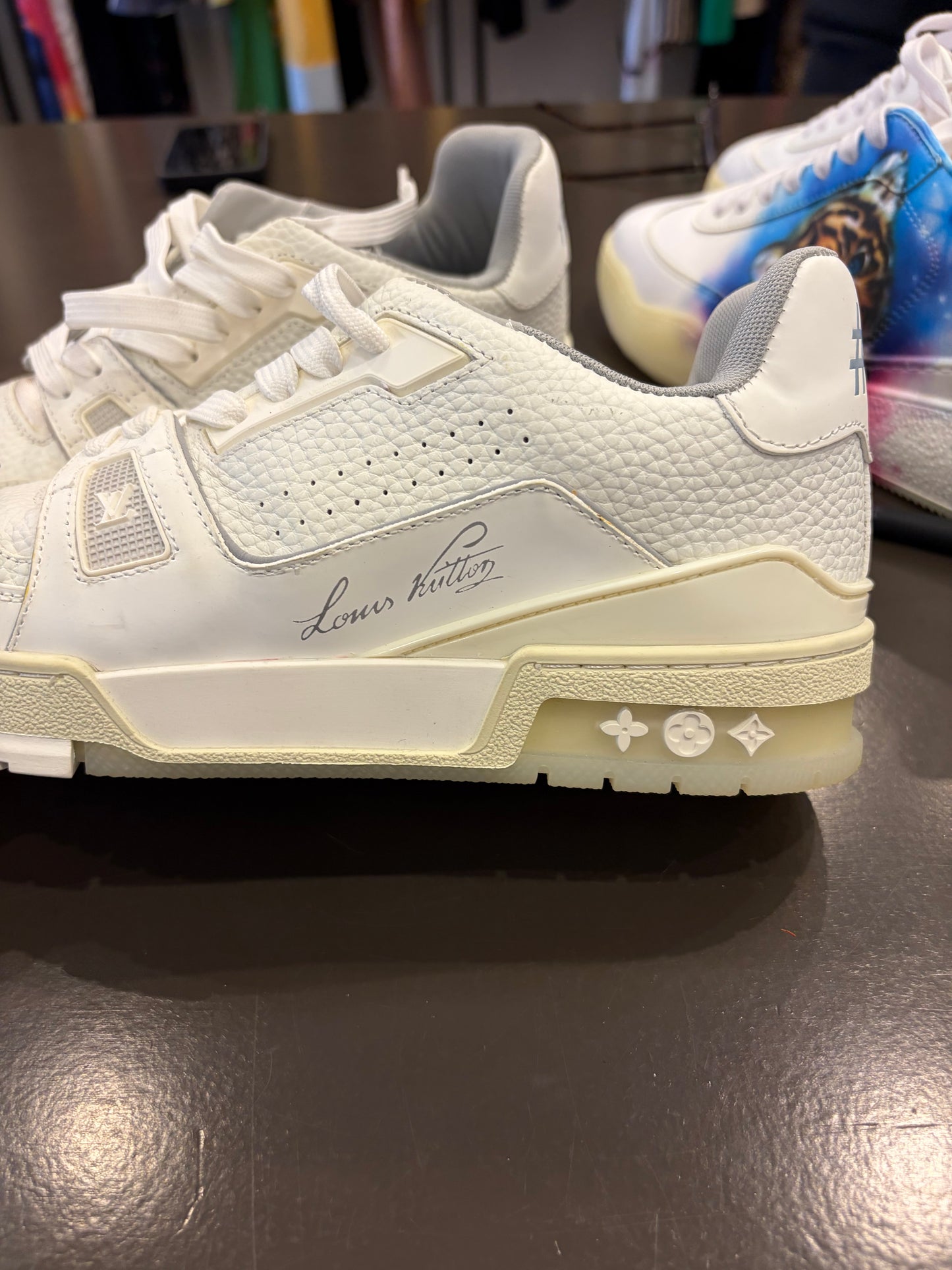 Louis Vuitton Trainer Sneakers M7/ Womens 8/8.5
