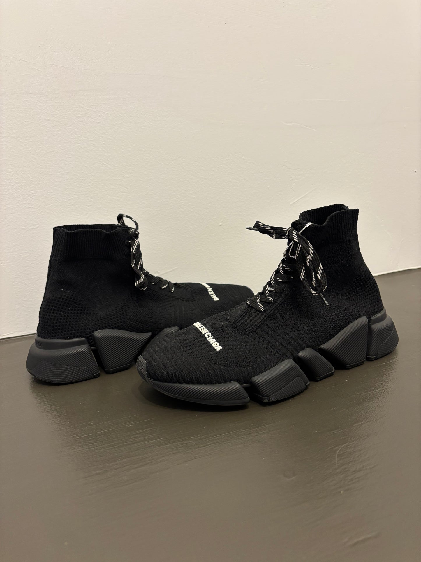 Balenciaga Speed 3.0 Knit Sneakers – Black black sneakers 10