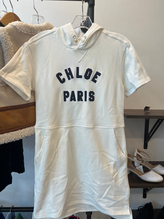 Chloe girls white dress ss 12 New