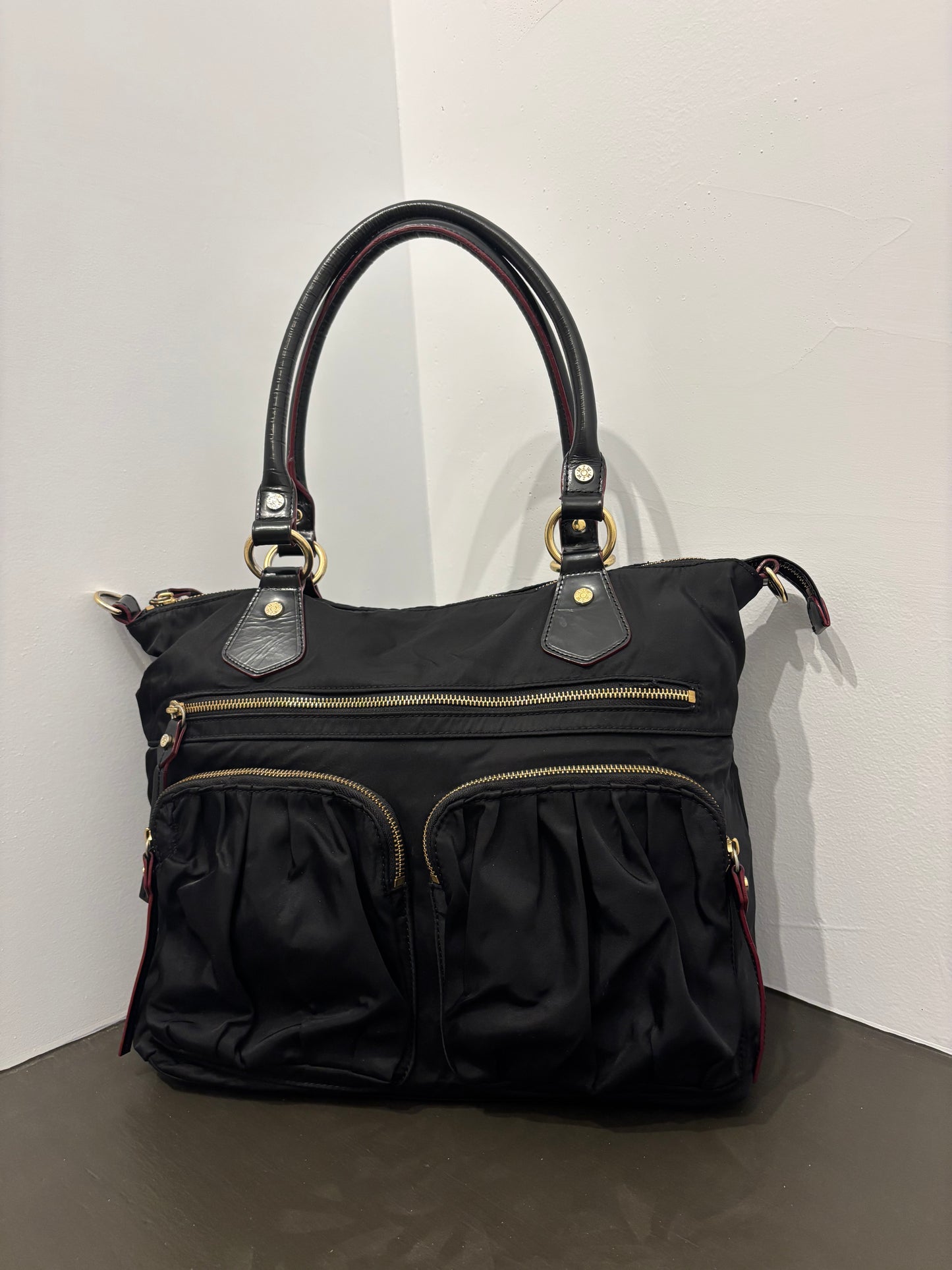 MZ Wallace Black Nylon Tote Bag – Lightweight Designer Everyday Carryall