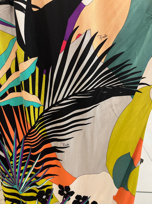 Emilio Pucci Feather Tank Dress 40