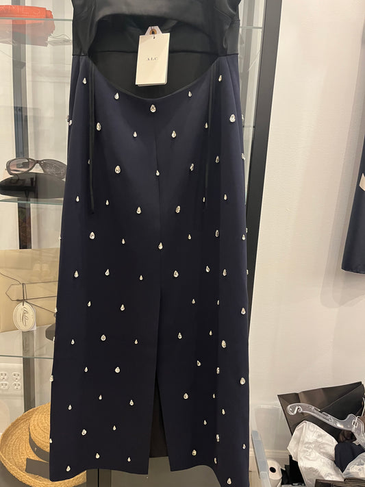 A.L.C. Navy rhinestone dress 8